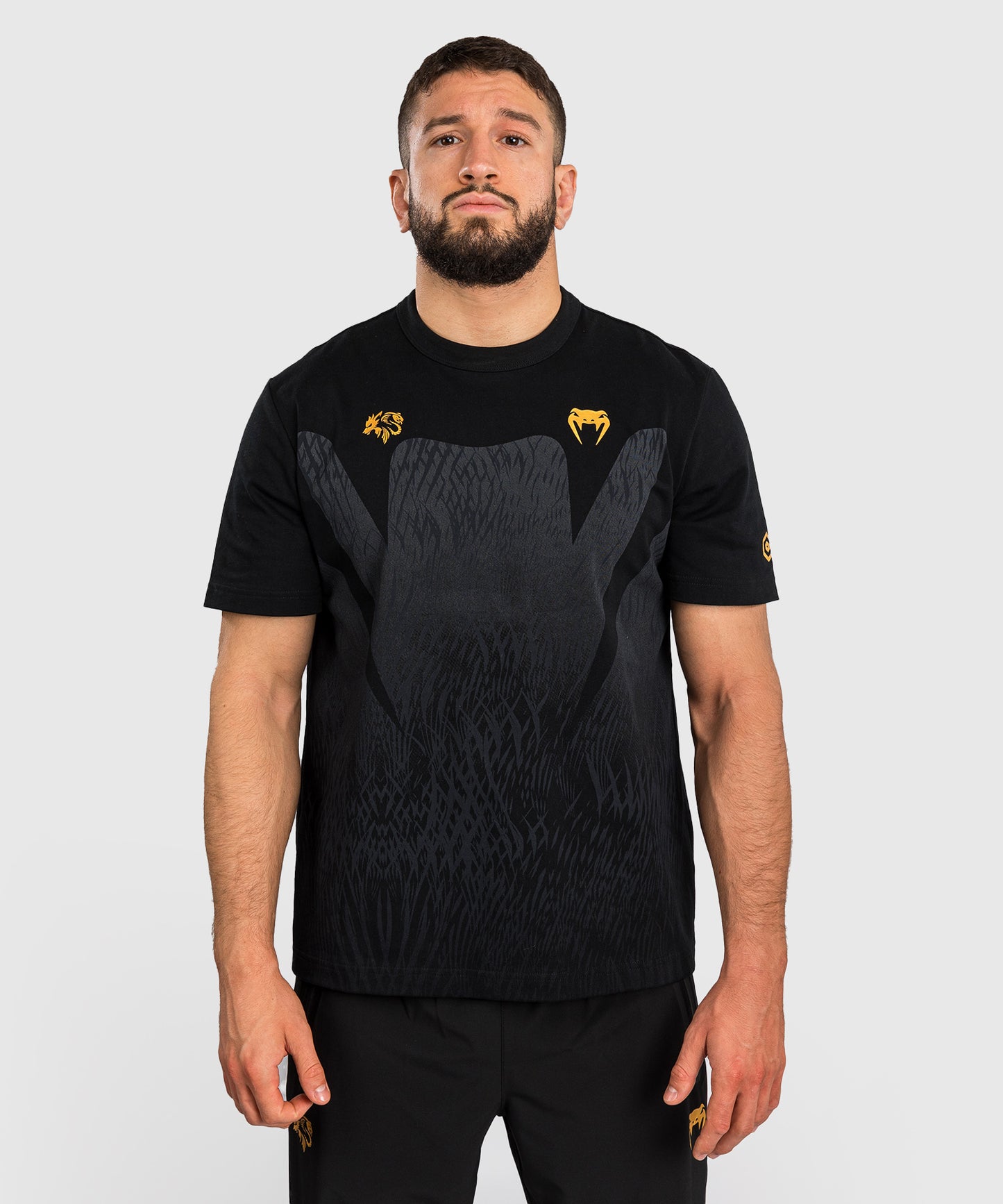 Venum x Chimaev T-Shirt - Schwarz/Grau