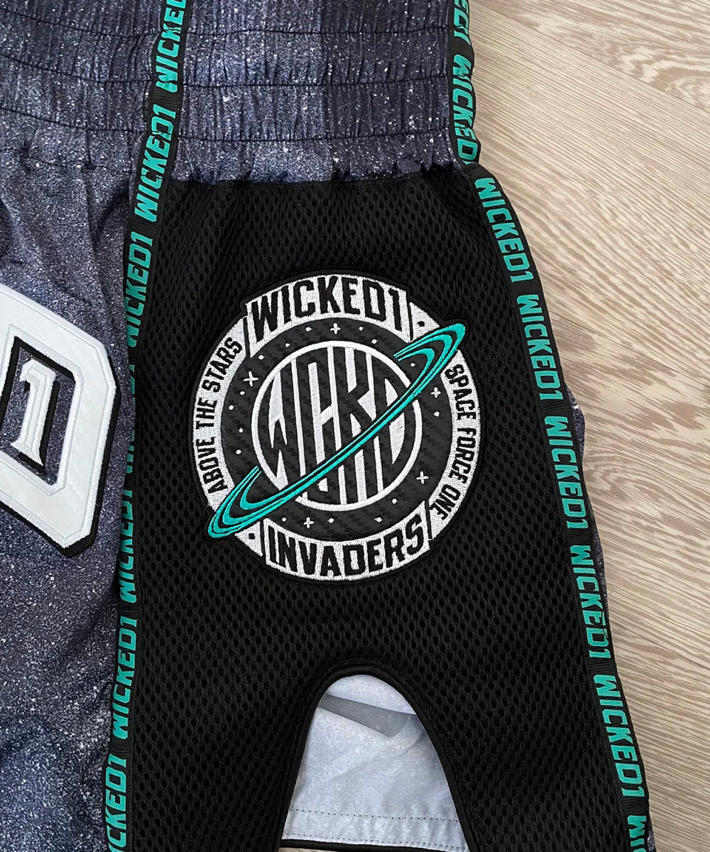 SHORT MUAY THAI WICKED ONE INVADERS - NOIR