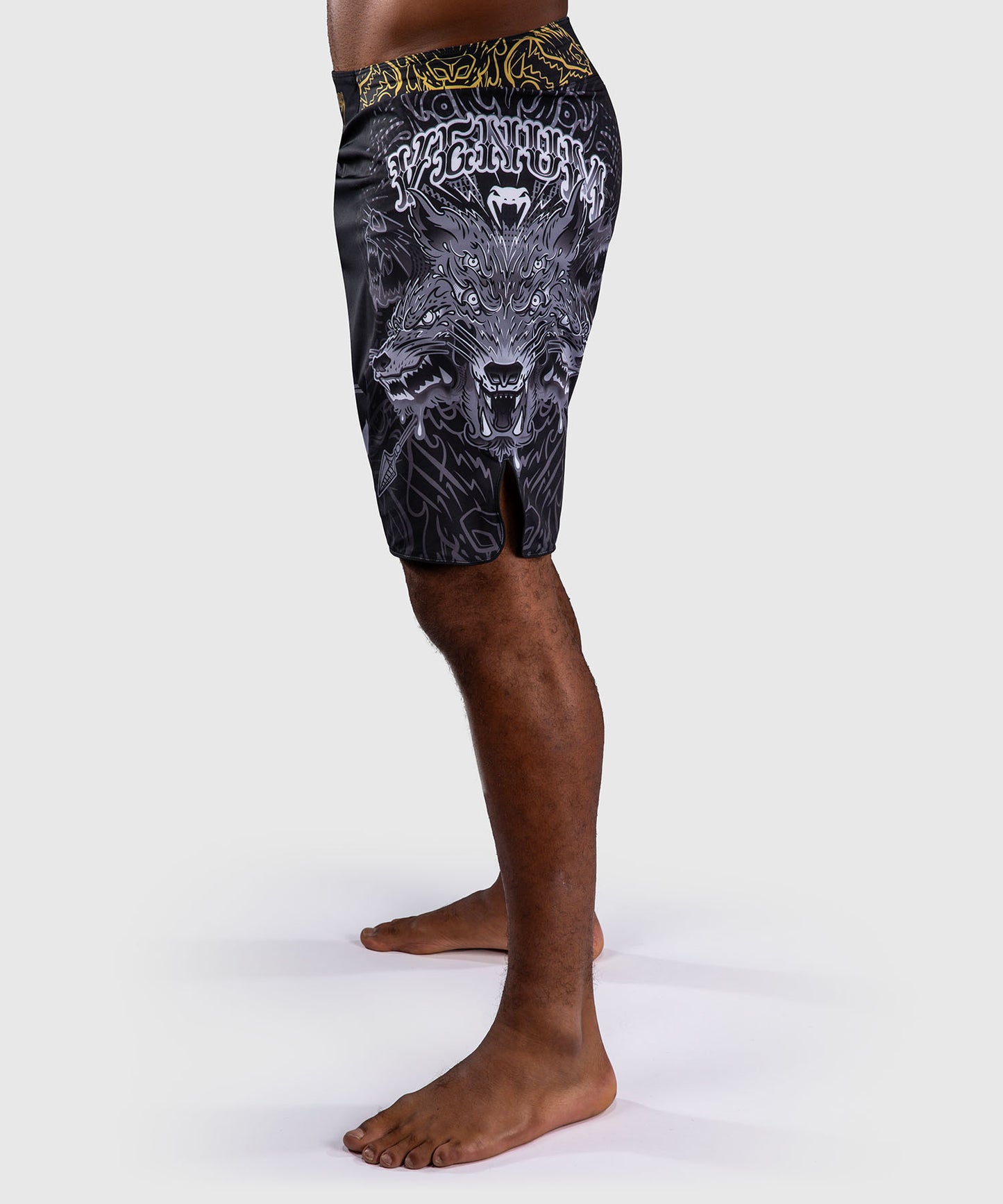Venum Wolf Atak Fightshorts - Black/Grey