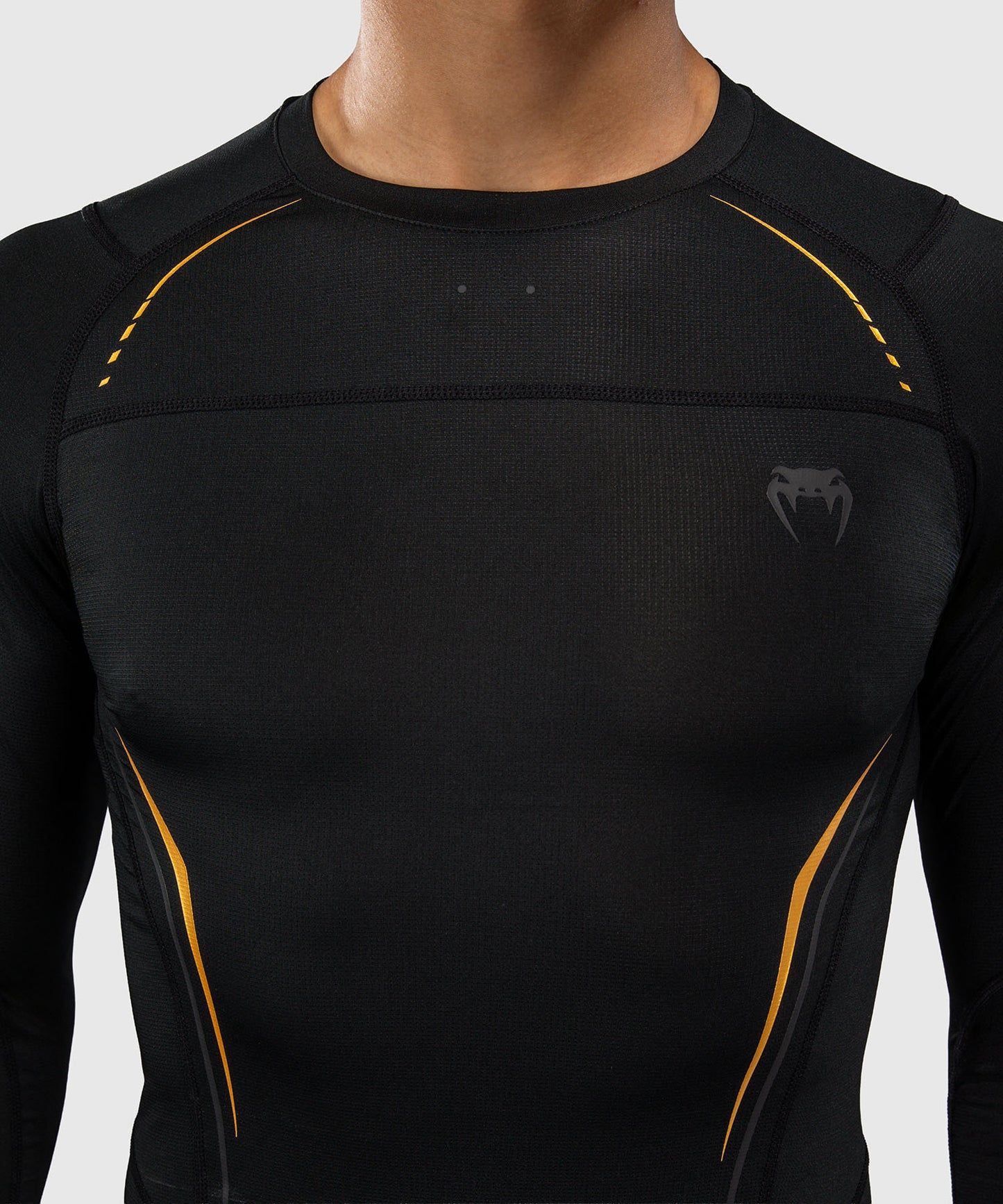 Venum G-Core Langarm Rashguard - Schwarz/Gold
