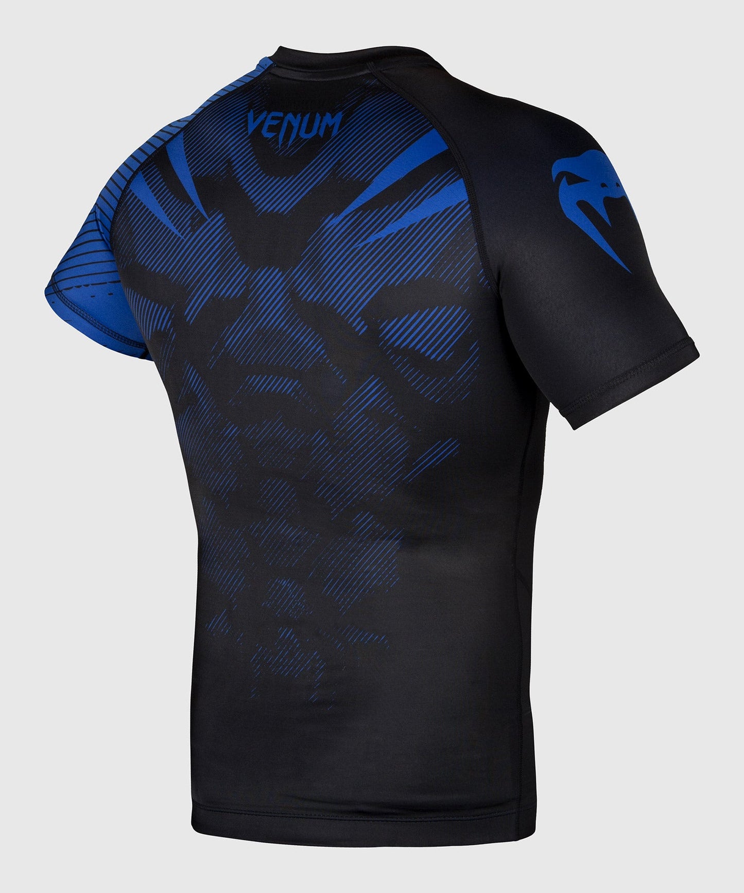 Rashguard Venum NoGi 2.0 - IBJJF Approved Short Sleeve - Black/Blue