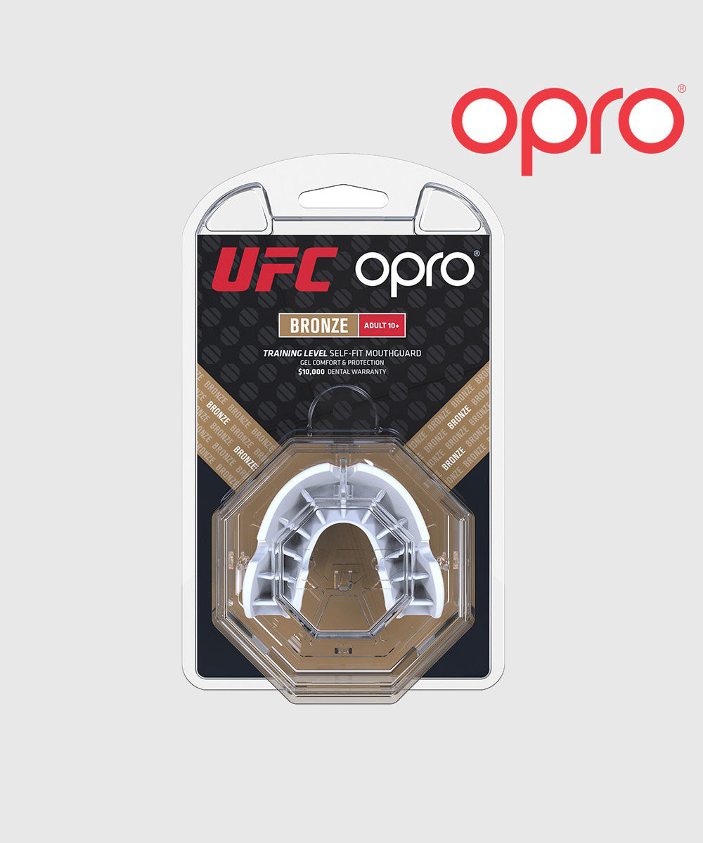 Protège-dents Opro UFC Bronze - Blanc