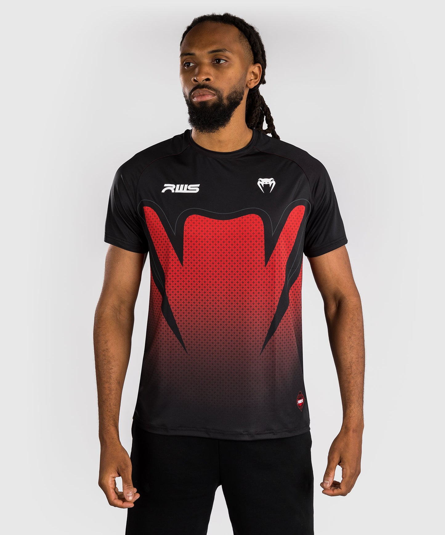 T-shirt Dry-Tech Homme Venum x RWS 2.0 – Noir/Rouge