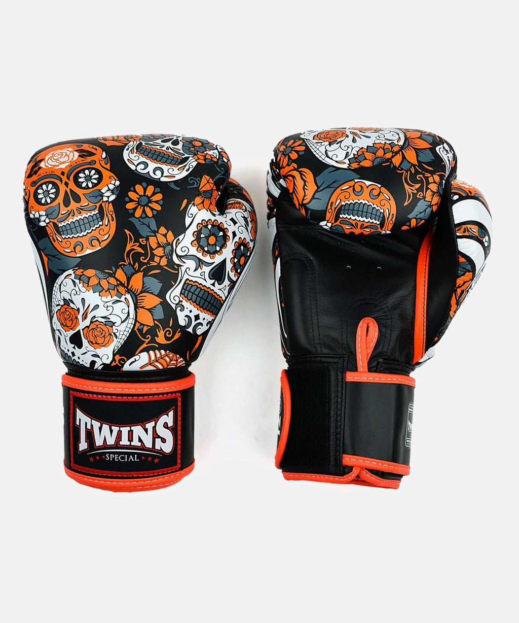 Twins Special Fantasy 4 Skull Guantoni da Boxe - Arancione