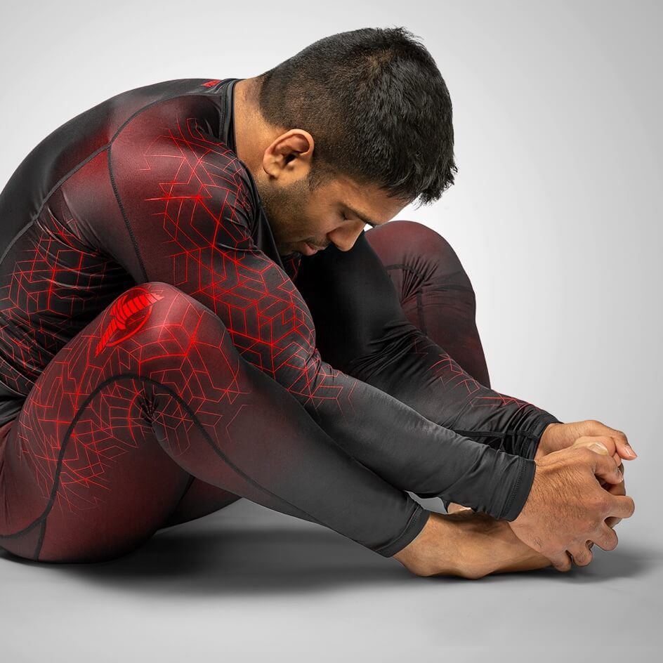 Hayabusa Geo Kompressionshose - Rot
