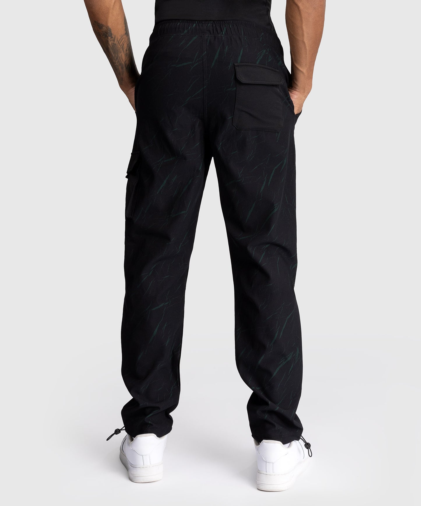 Venum Trooper Herren Jogginganzug - Schwarz/Waldgrün