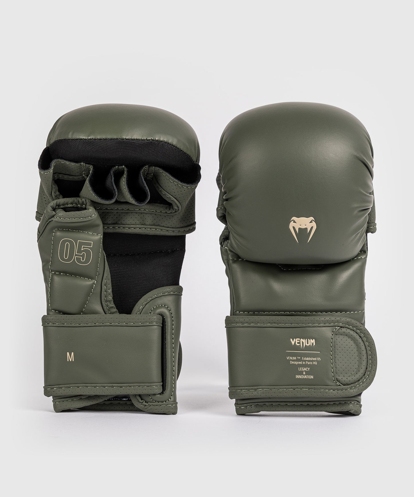 Venum Impact Evo MMA Sparring-Handschuhe - Militärisch Grün