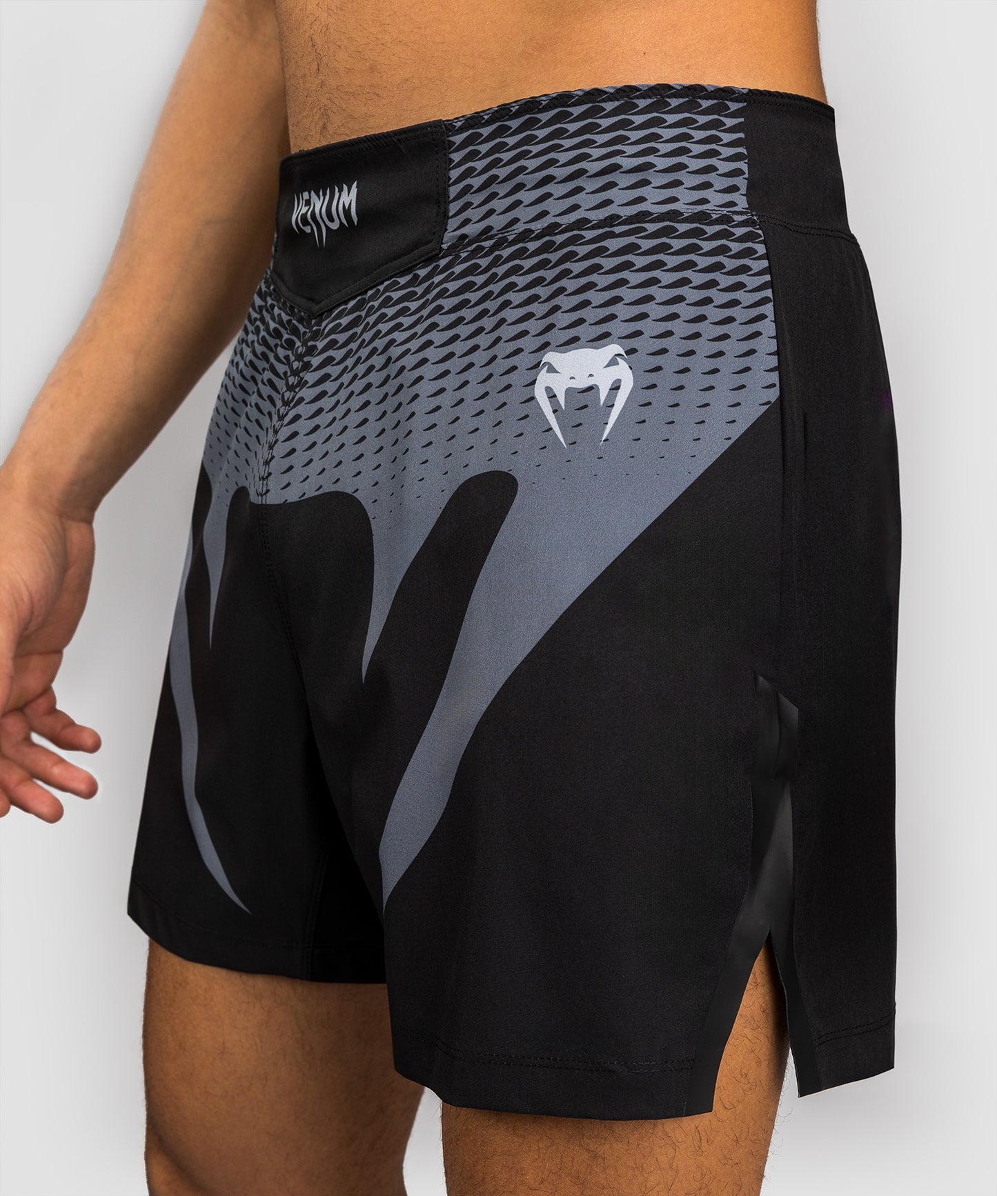 Venum No Gi Fightshorts - Schwarz/Silbergrau