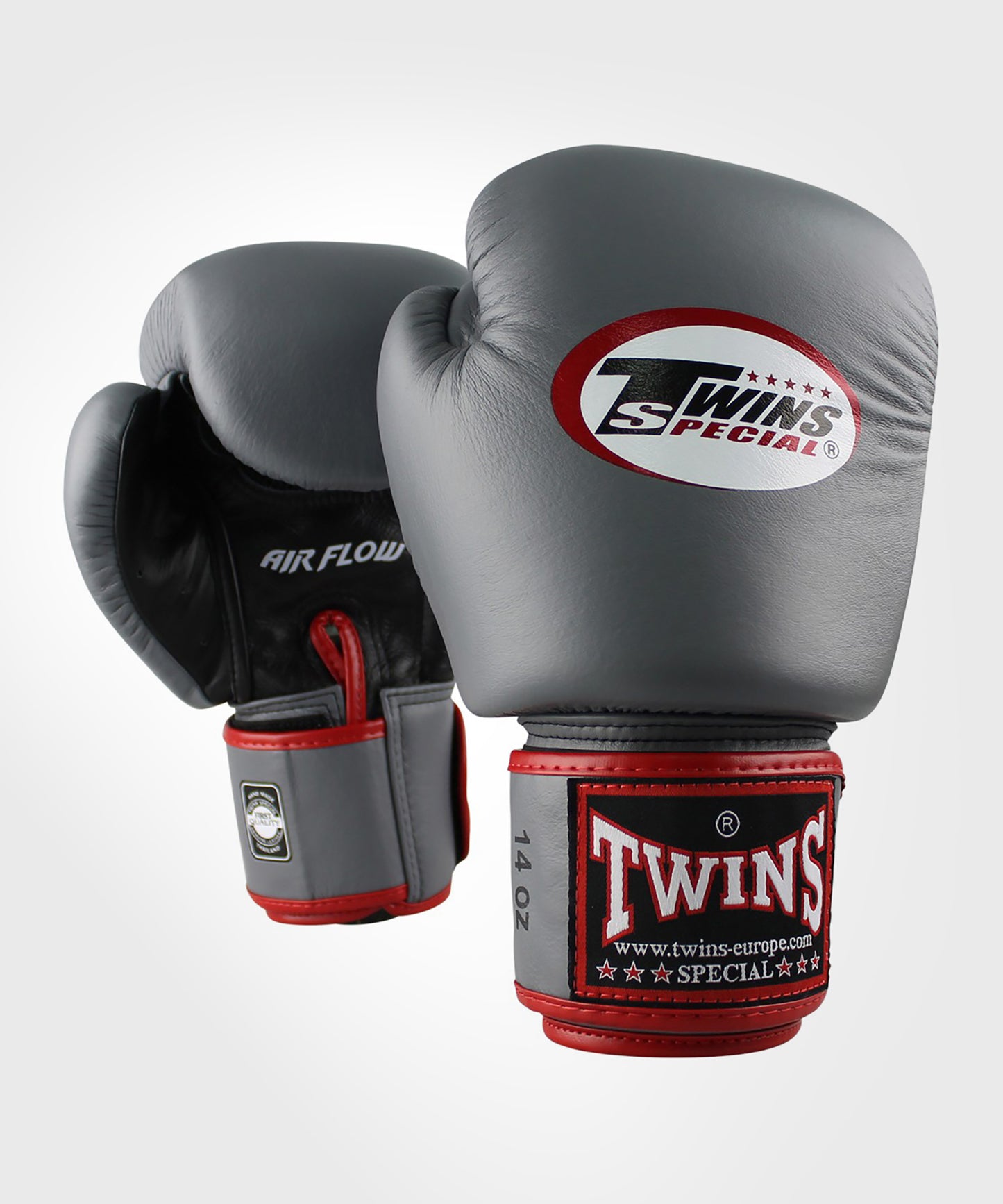 Gants de Boxe Twins BGVL3 Air - Gris/Noir