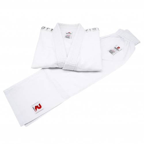 Kimono de Judo Entrainement Fight Art Budo - Enfant - Blanc