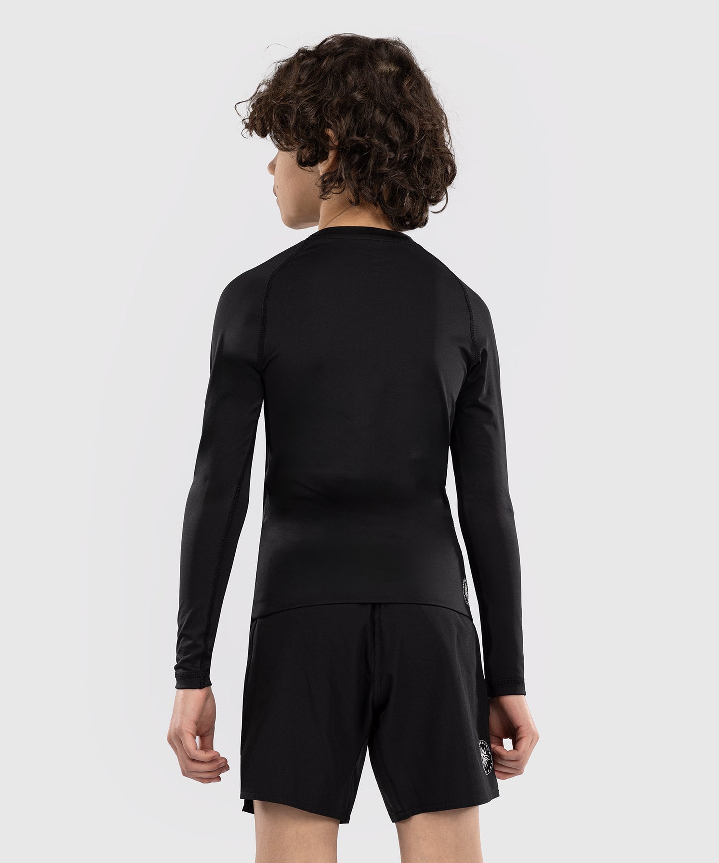 Venum Contender Rashguards de Mangas Largas para Niños - Negro
