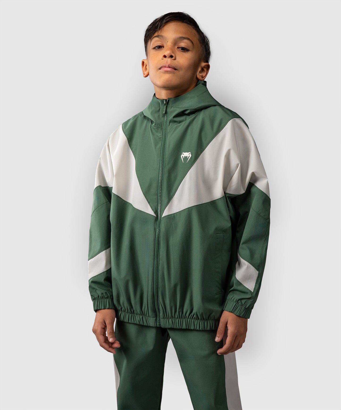 VENUM Vectra Track Jackets - Forest Green/ Off White