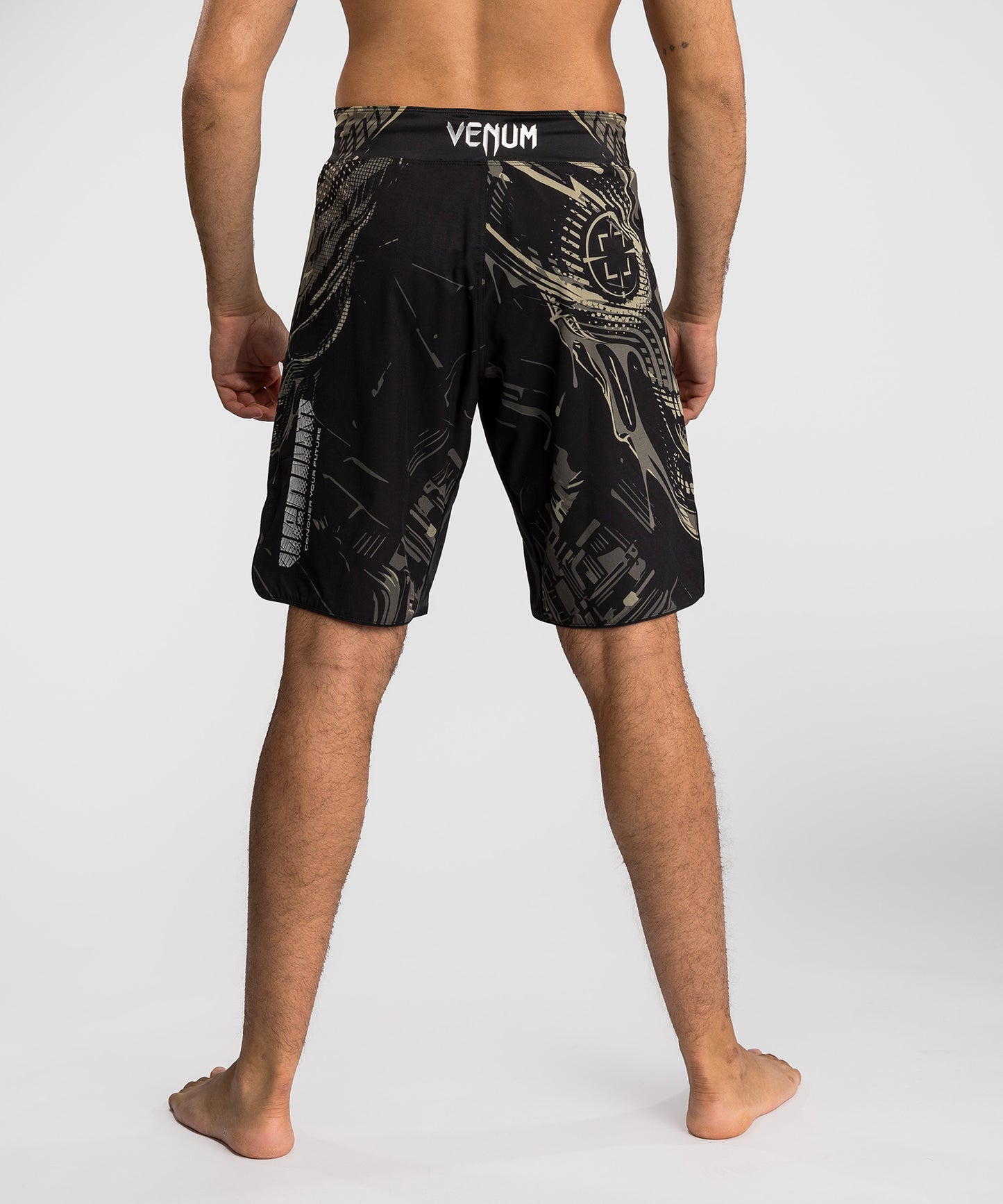 Pantalones cortos de combate Venum Space Invader - Negro/Arena