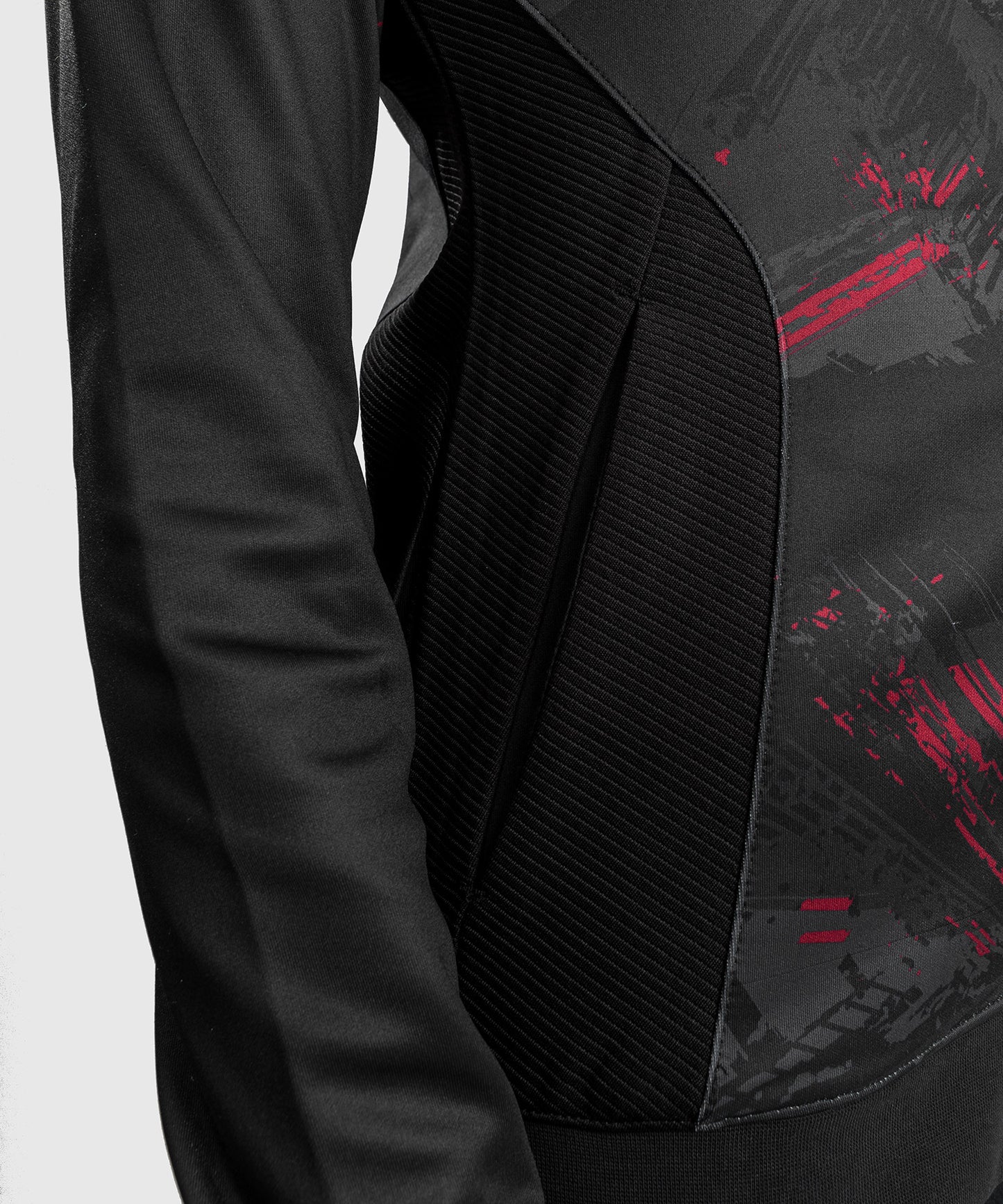 Sweatshirt Zippé UFC Venum Authentic Fight Week 2.0 - Pour Femmes - Noir/Rouge