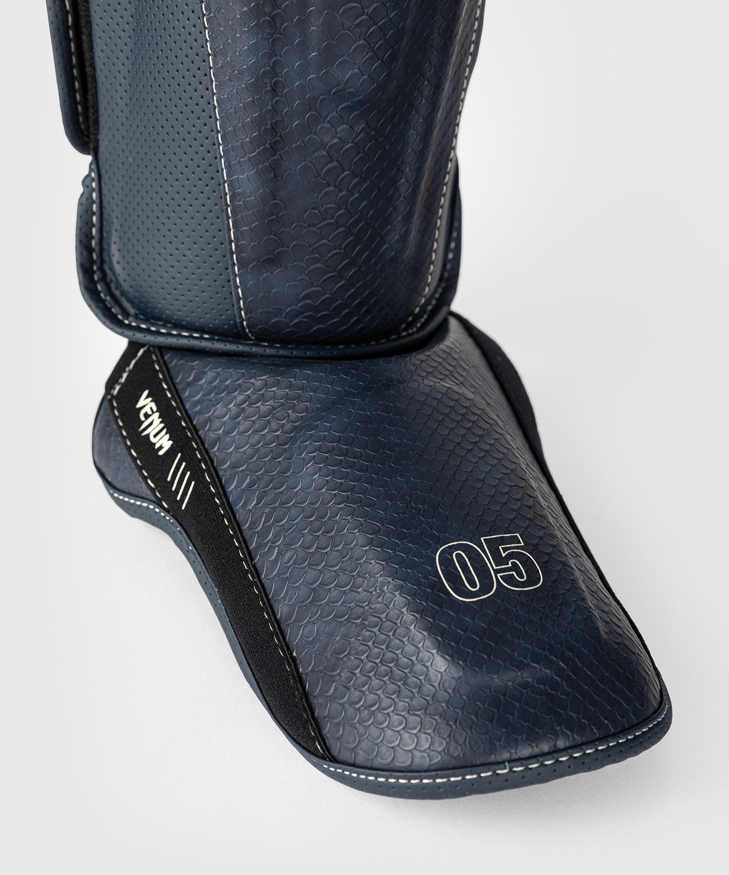 Venum Impact Evo Scales Shin Guards - Midnight Blue