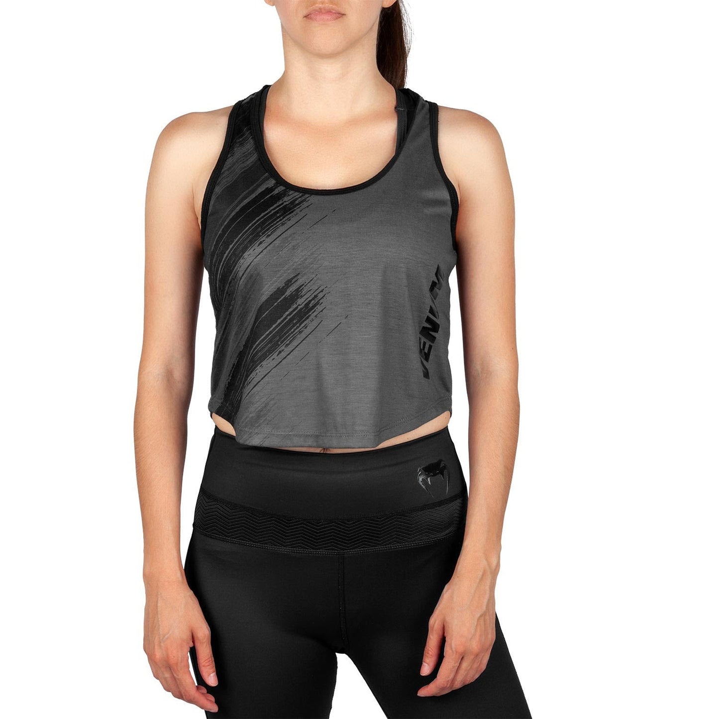 Women's short tank top Venum Rapid 2.0 - Black/Noir