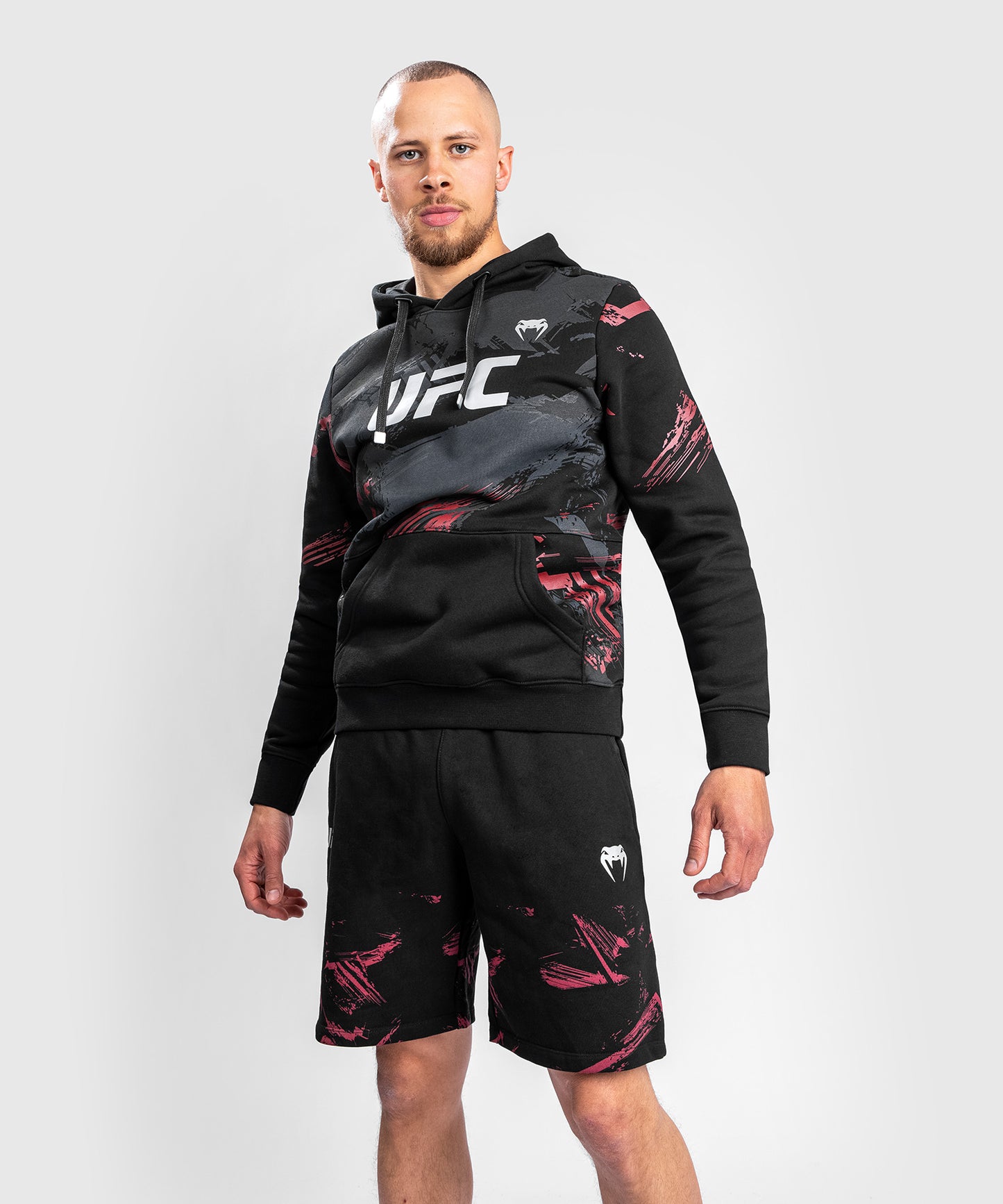 Sweatshirt UFC Venum Authentic Fight Week 2.0 - Noir/Rouge