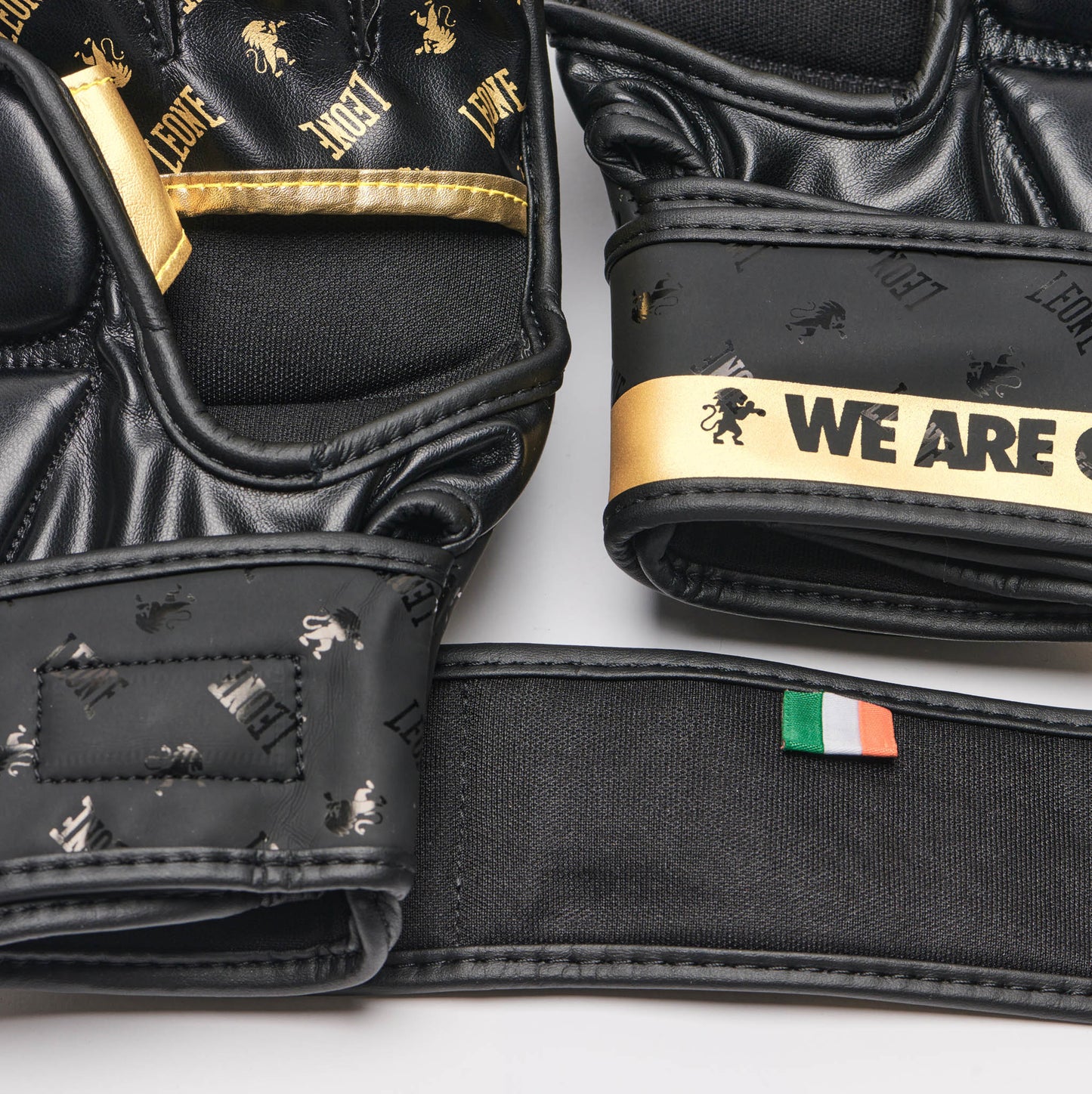 GANTS DE MMA SPARRING LEONE DNA - NOIR/OR