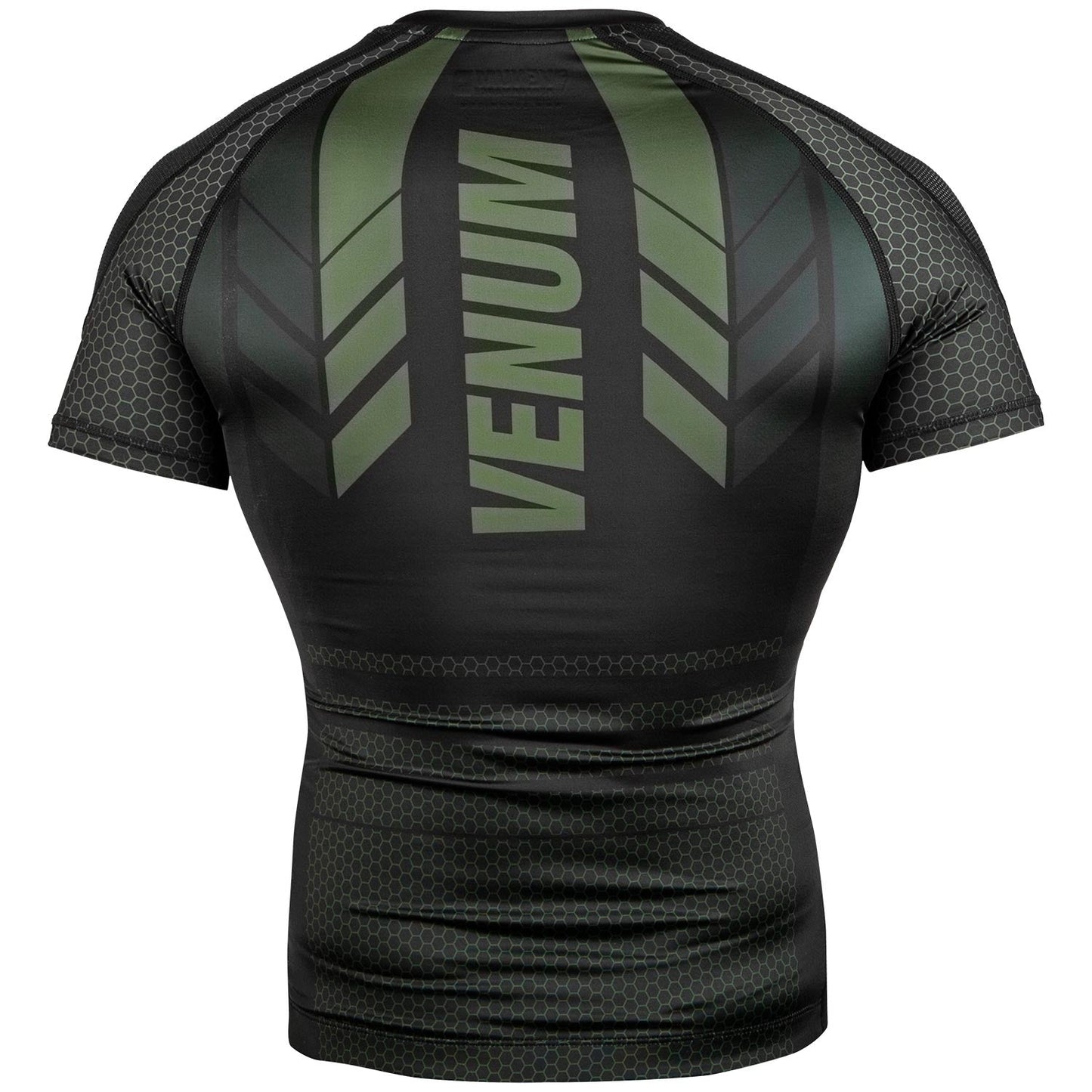 Venum Technical 2.0 Rashguard - Kurzarm - Schwarz/Kaki - Exclusiv