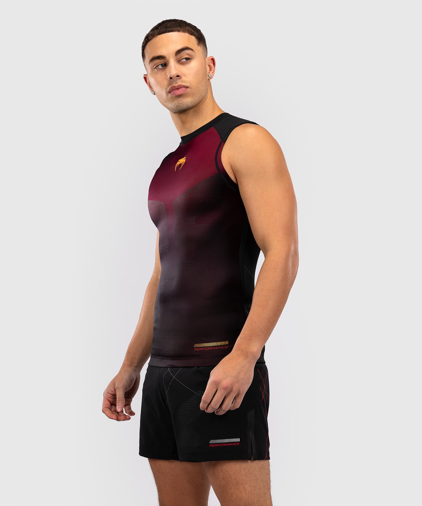 Rashguard Sleeveless Venum Tactical XT- Black/Bordeaux/Gold