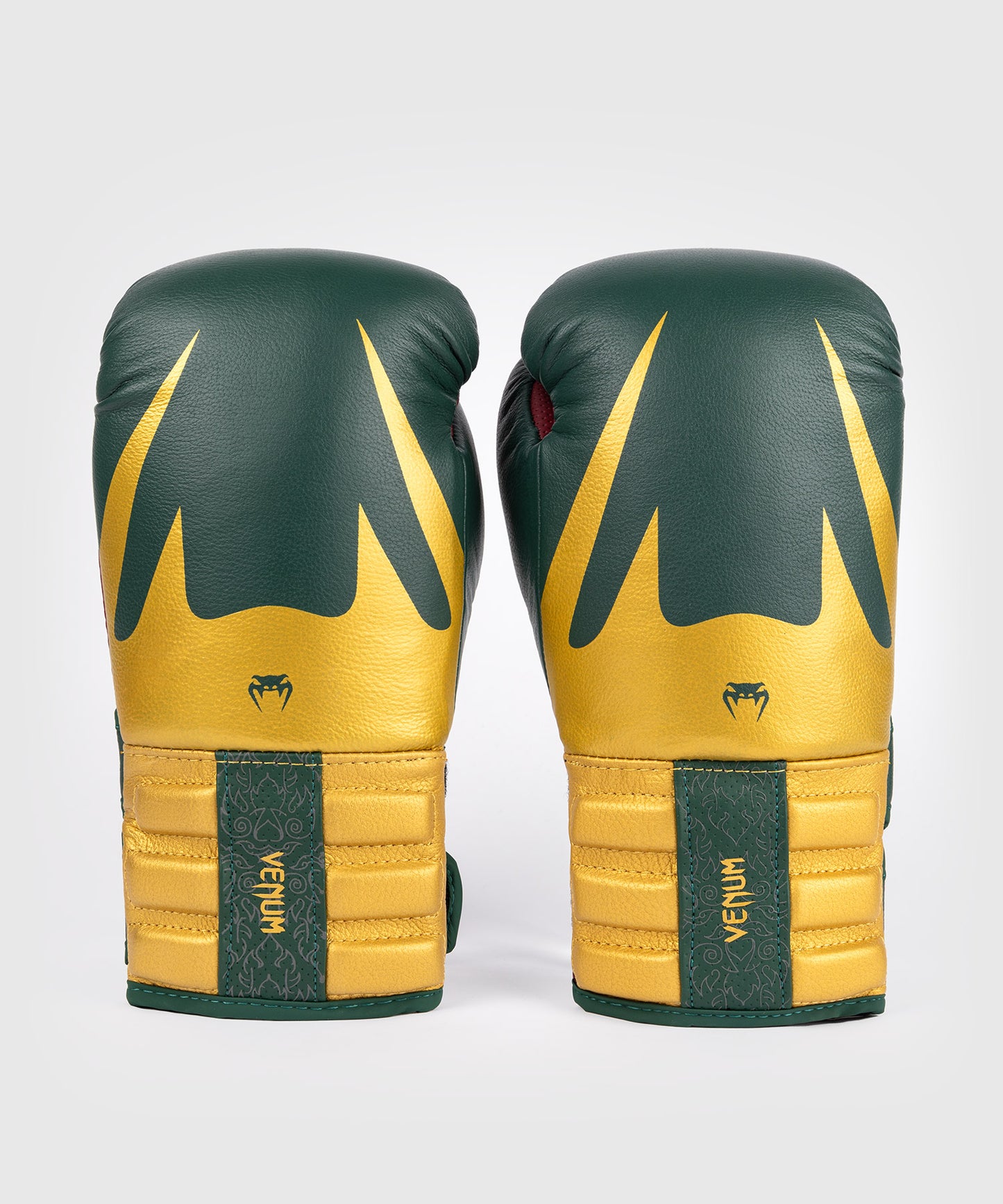 Venum Reverso Boxing Gloves - Emerald / Gold