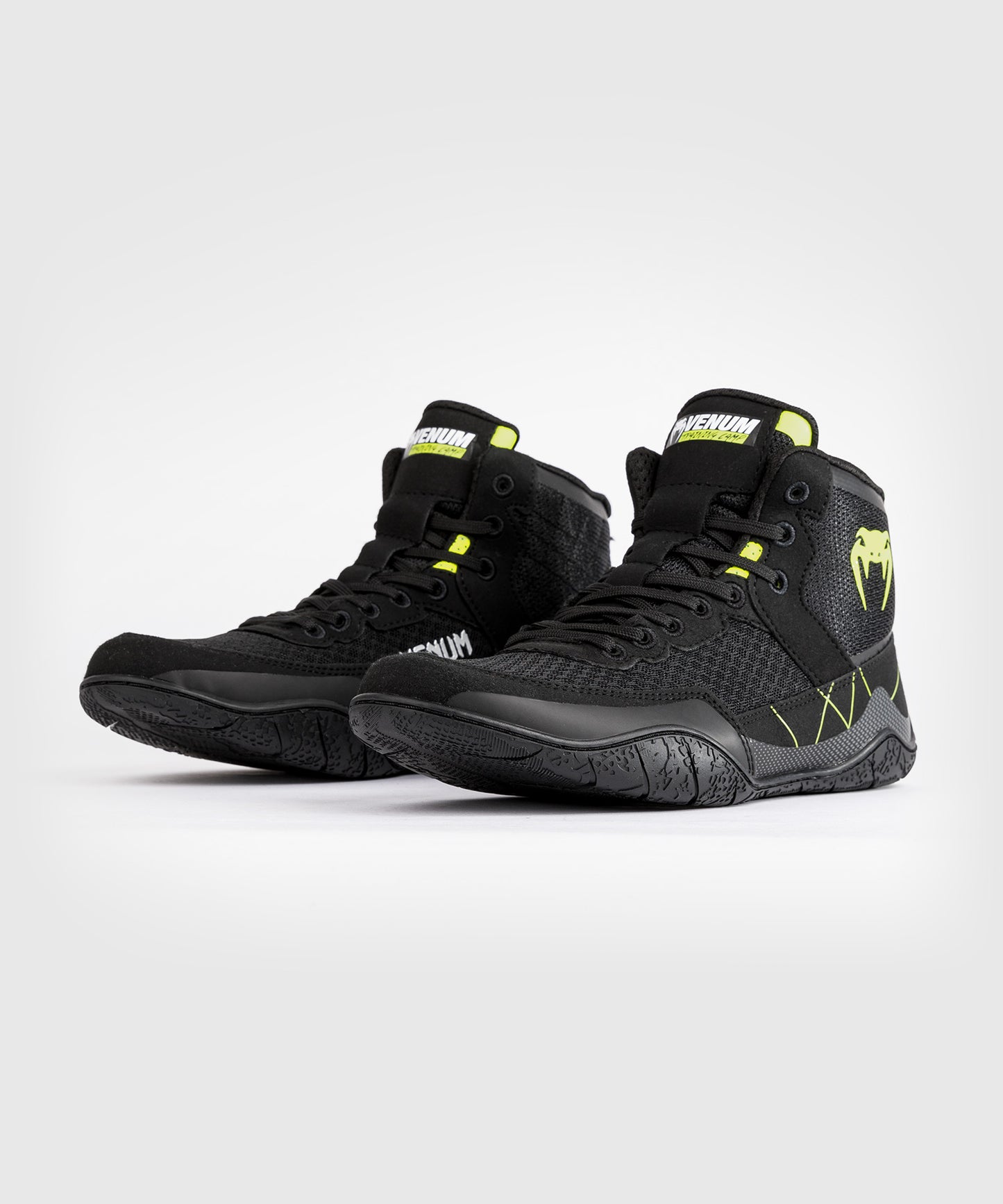 Venum Training Camp 4.0 Ringerschuhe - Schwarz/Neongrün