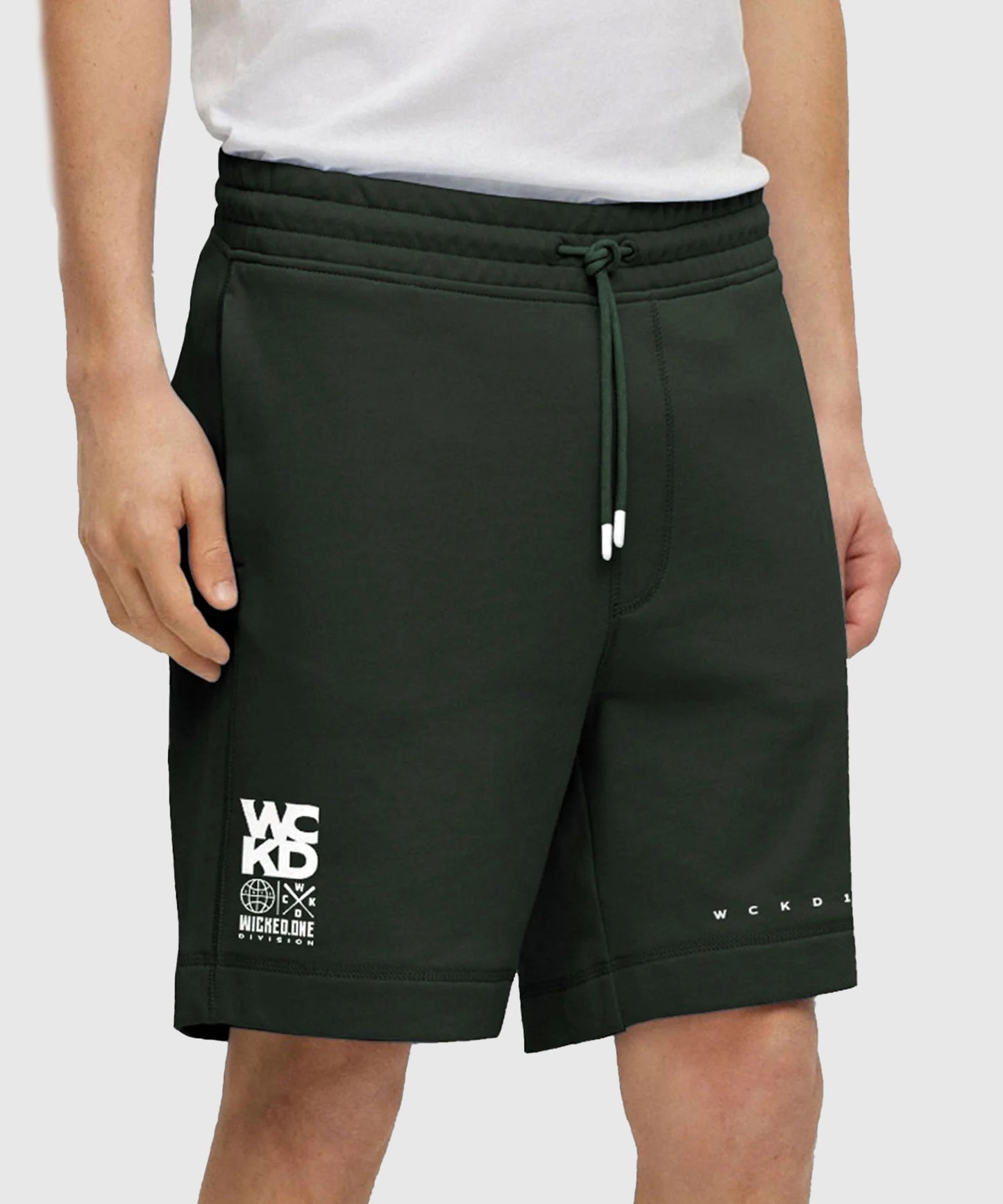Wicked One Dvsn Cotton Shorts - Green