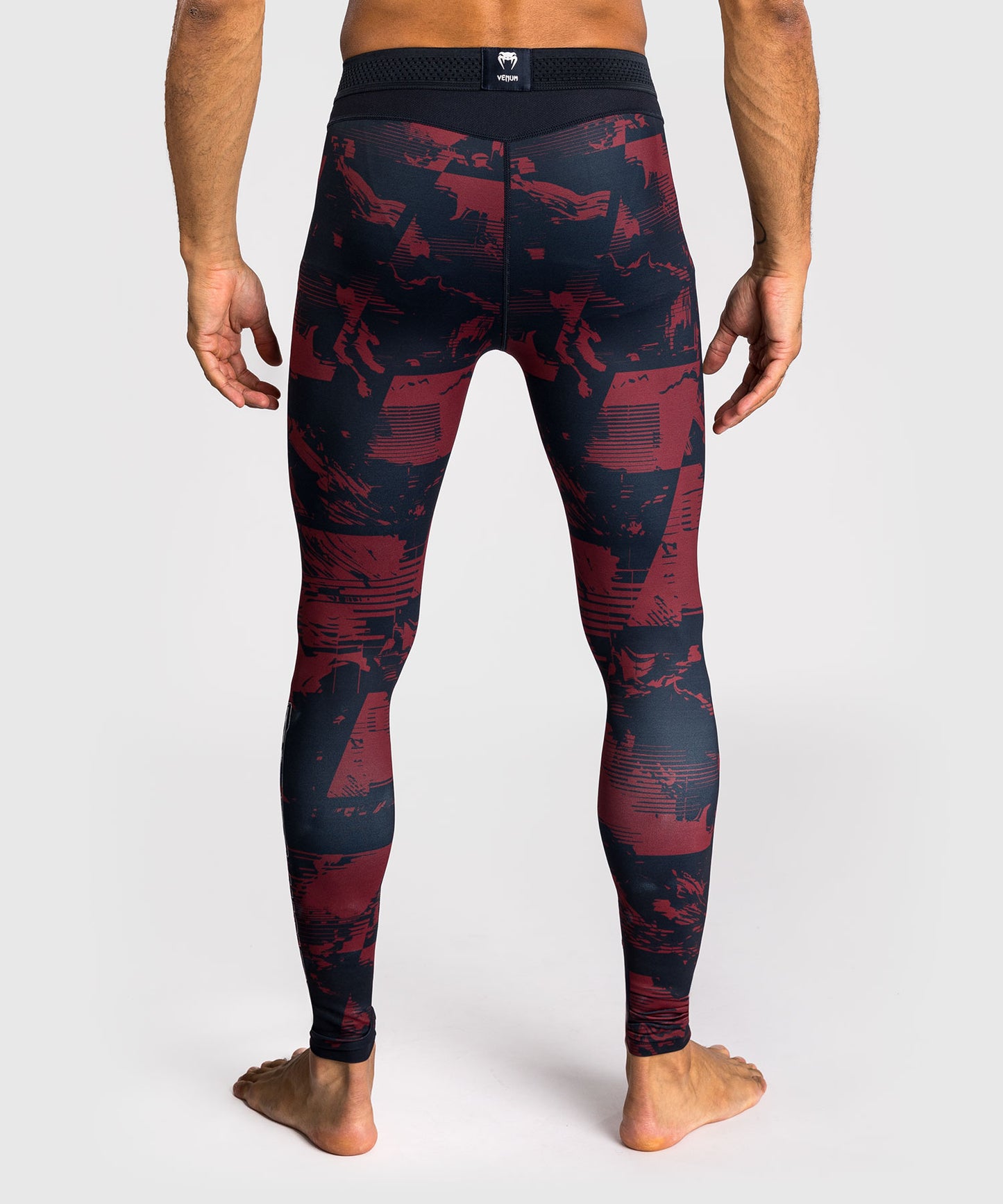 UFC Zenith by Venum Authentic Fight Week Performance Tight Herren - Marineblau/Burgunderrot/Silber