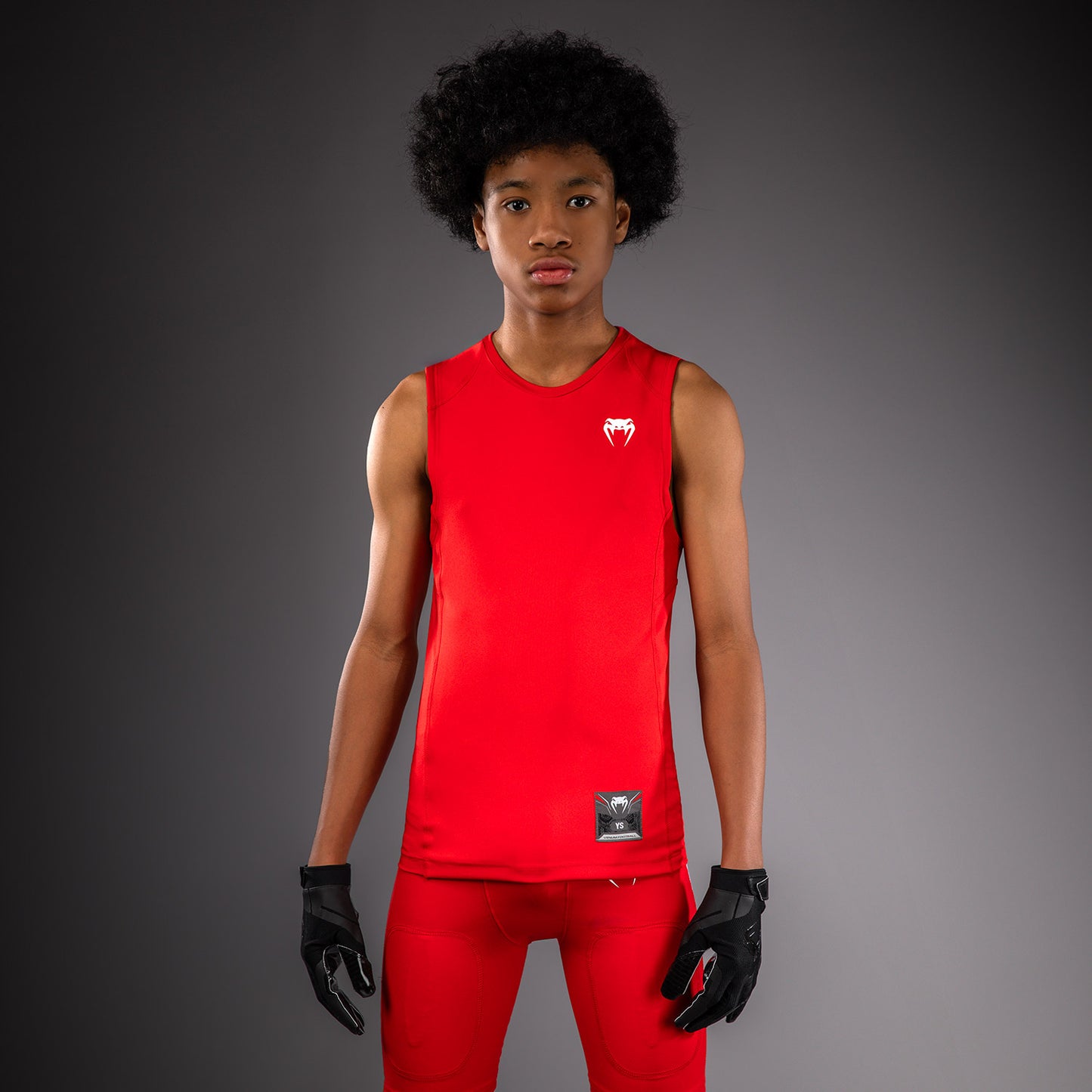 Haut de Compression sans manches pour Enfants Venum Elite Football - Rouge