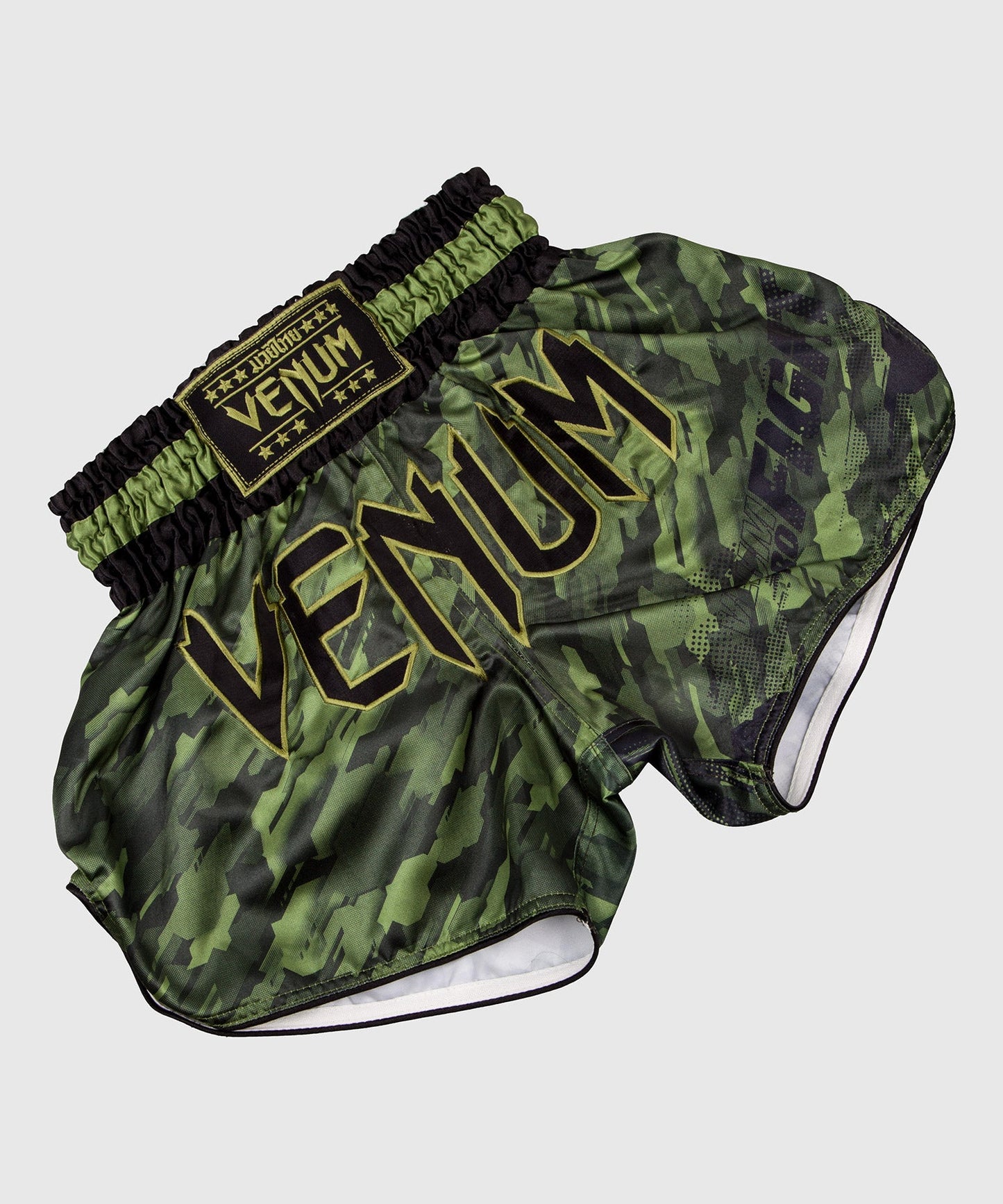 Venum Tecmo Muay Thai Short - Khaki - Exclusive