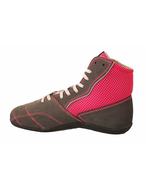 Chaussures de boxe française Femme Rivat Boom Lady - Gris/Rose