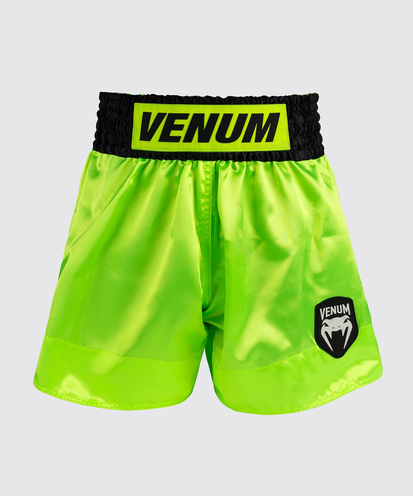 Venum Classic Evo Pantalones Cortos Muay Thai - Amarillo Neón/Negro