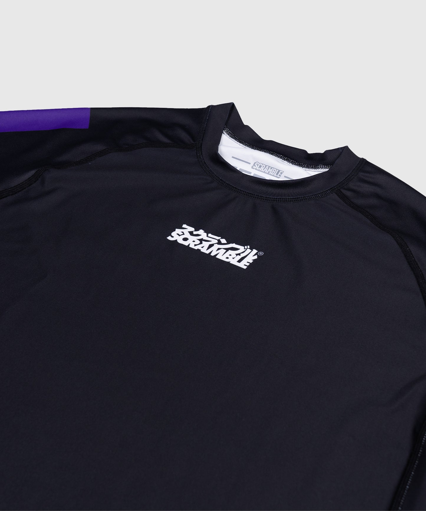 Rashguard Mit Kurzen Ärmeln Scramble Ranked -Violett