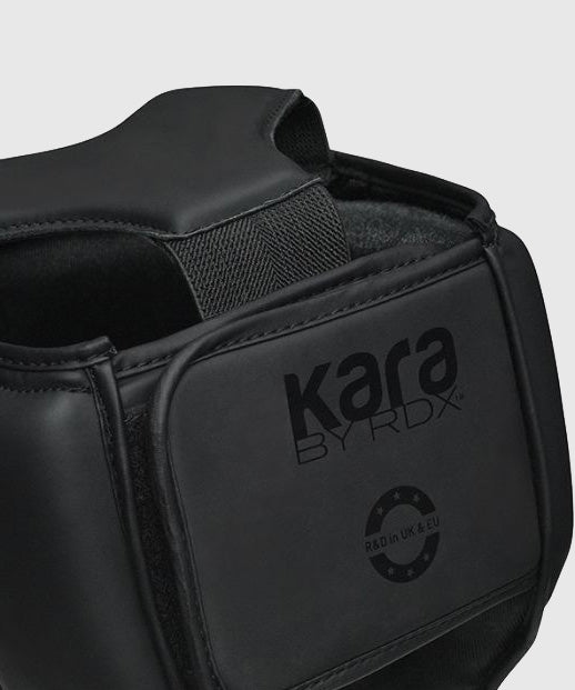 RDX F6 Boxing Helmet - Black/Black