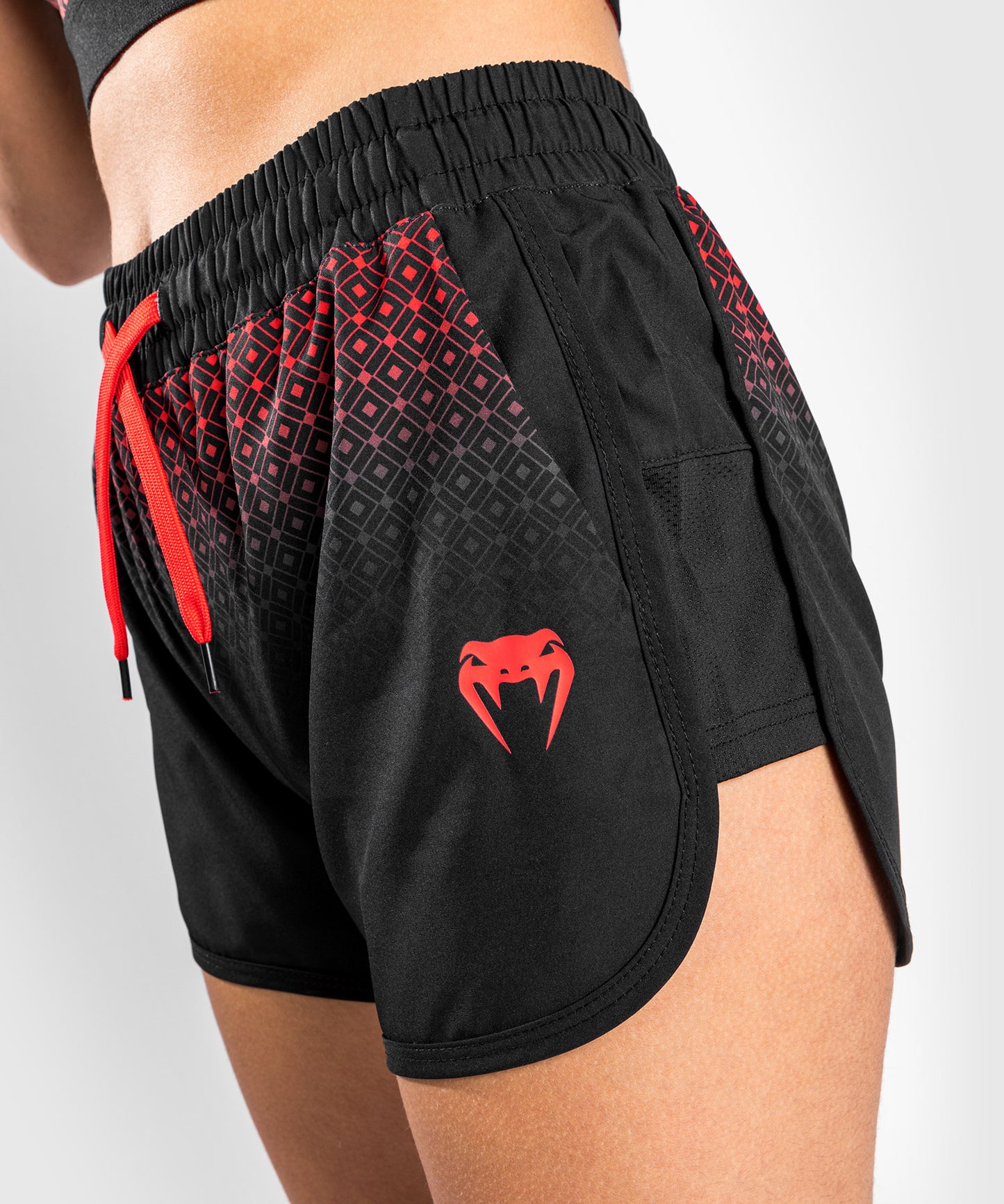 Short d'Entraînement UFC Venum Performance Institute - Pour Femmes - Noir/Rouge