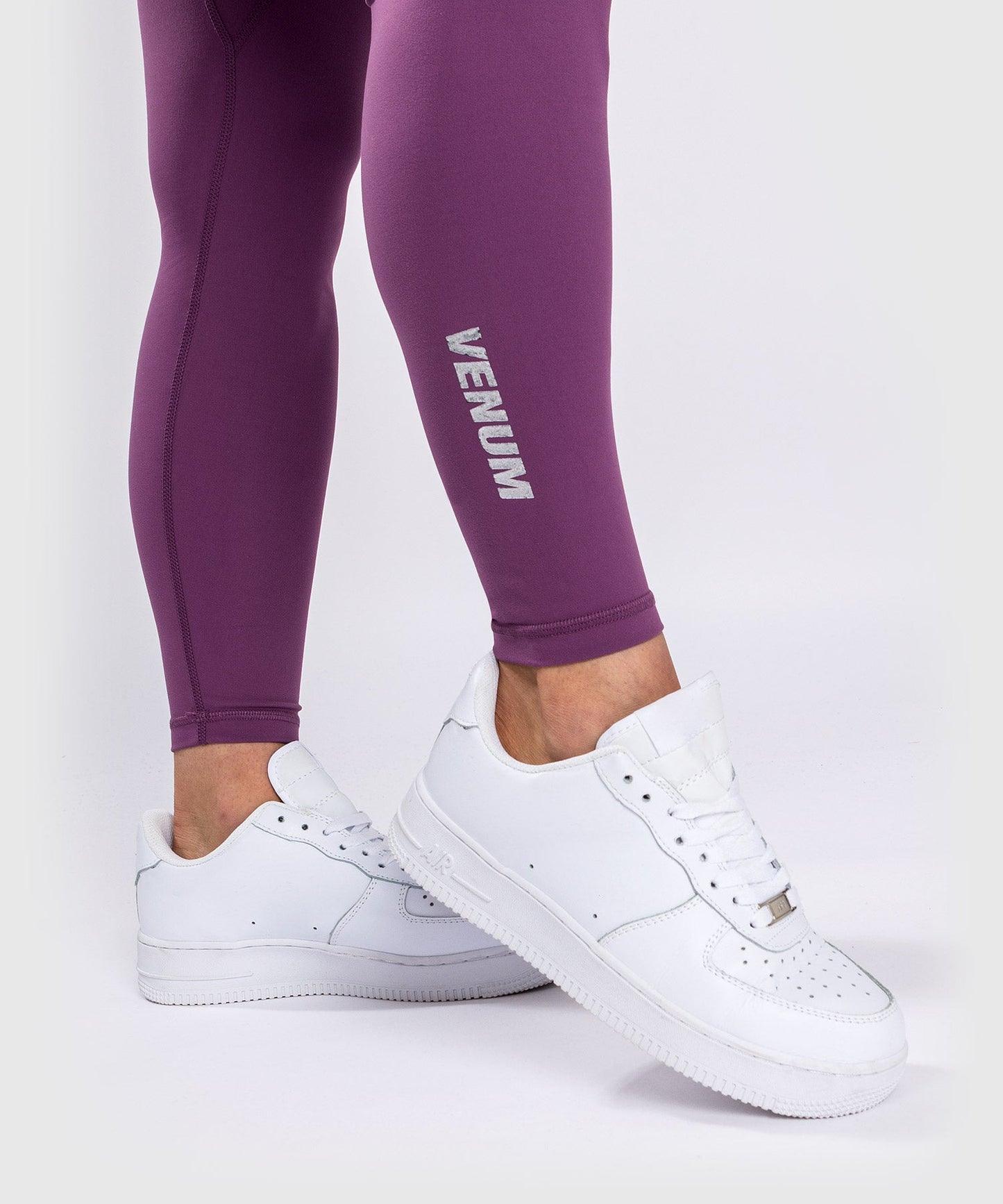 Venum Essential Lifestyle Leggings - Dark Orchid/Brushed Silver