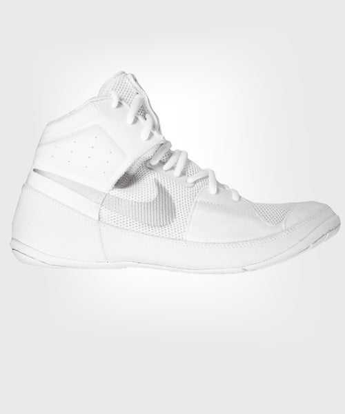 Chaussures De Lutte Nike Fury Blanc/Argent – Dragon Bleu