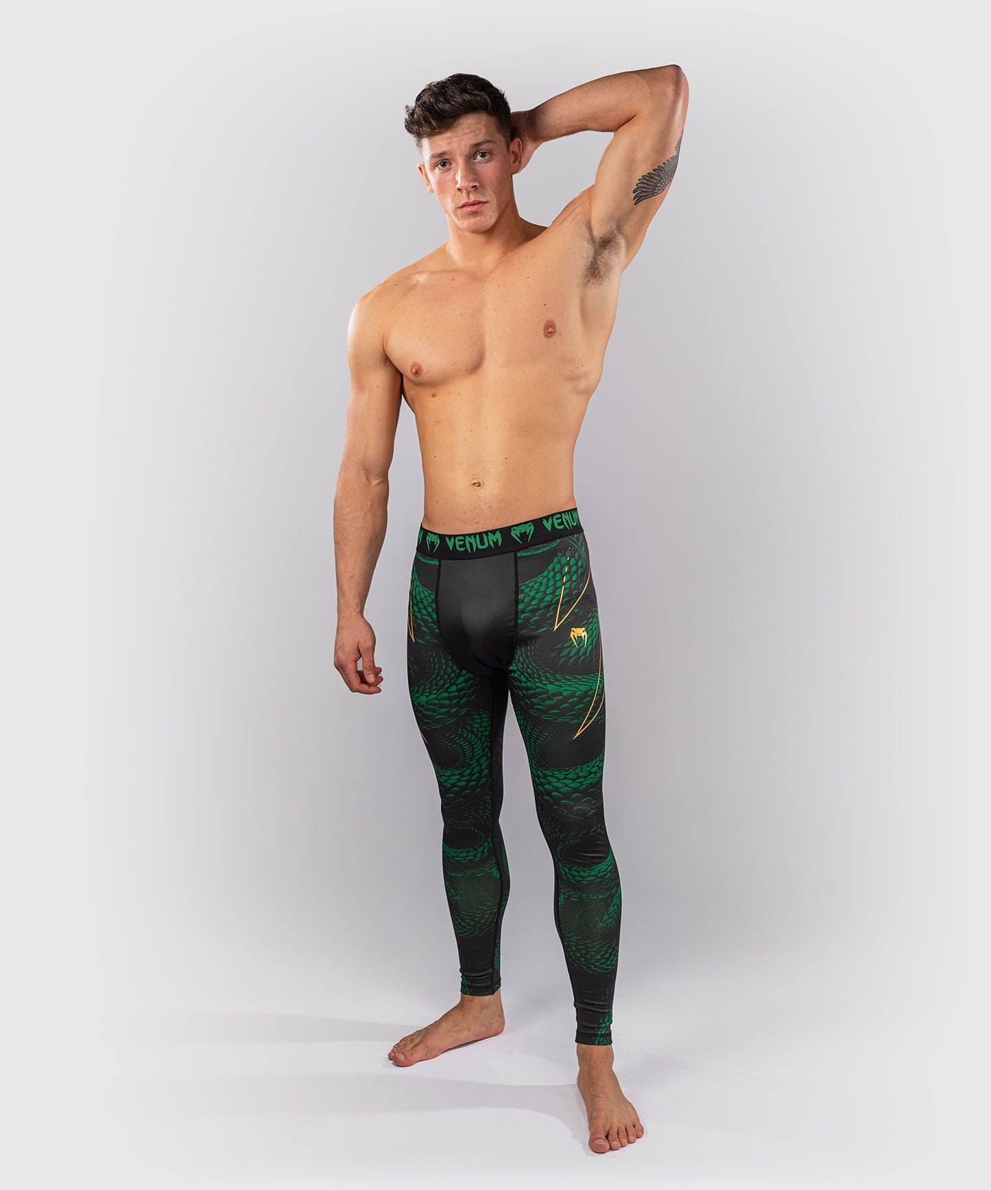 Pantalon de compression Venum Matupa - Noir/Vert/Or