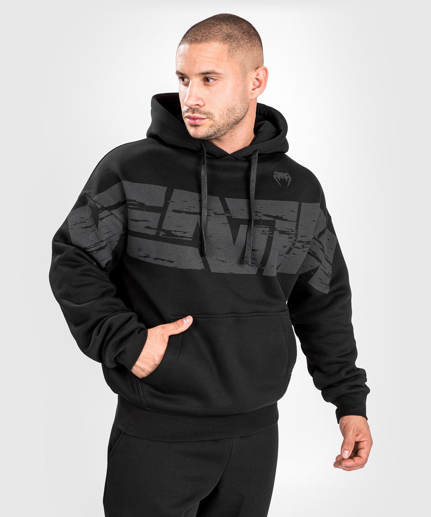 VENUM CONNECT XL HOODIE - OVERSIZE FIT - SCHWARZ