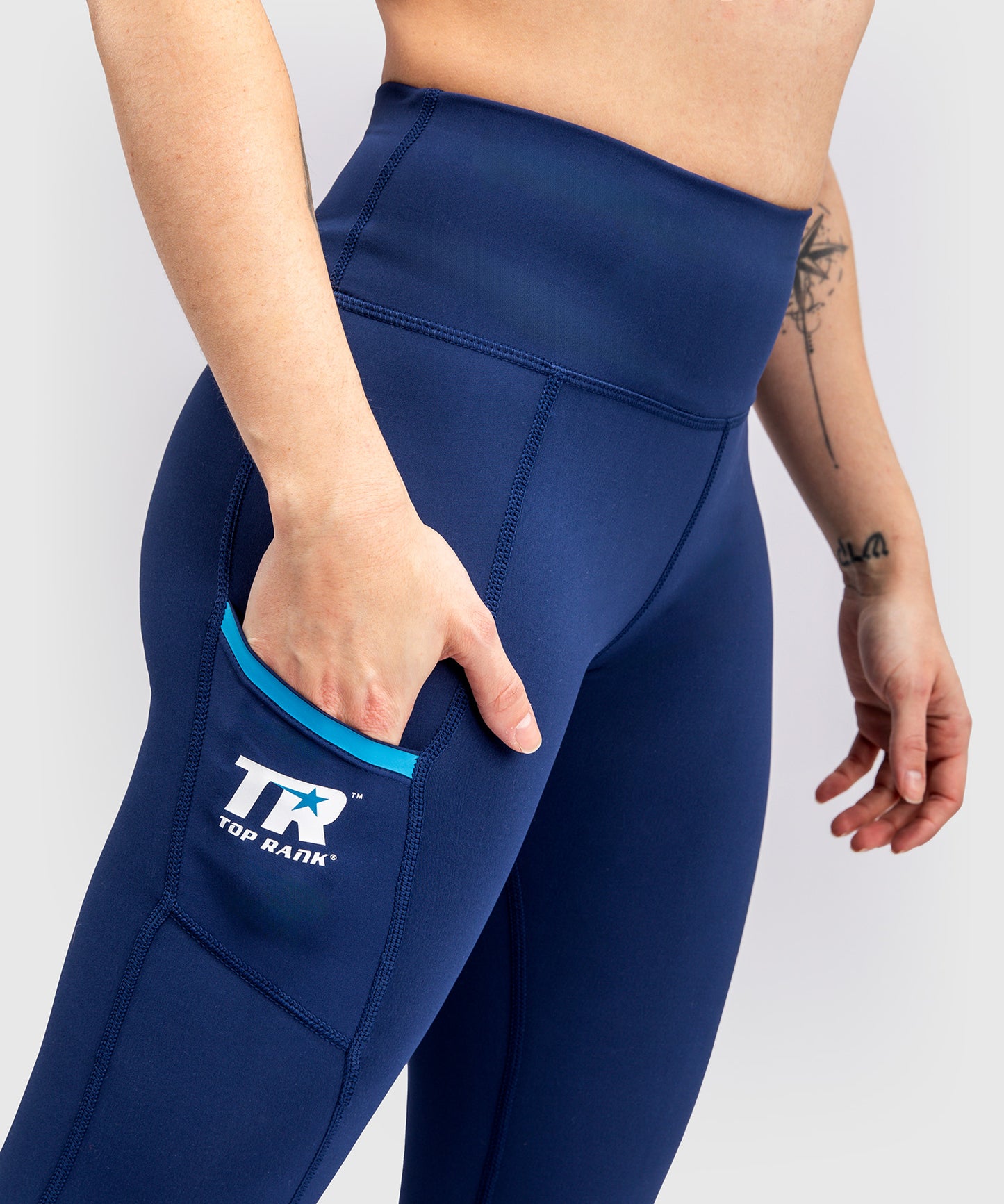 Venum x Top Rank Original Leggings Largas para Mujer - Azul Marino