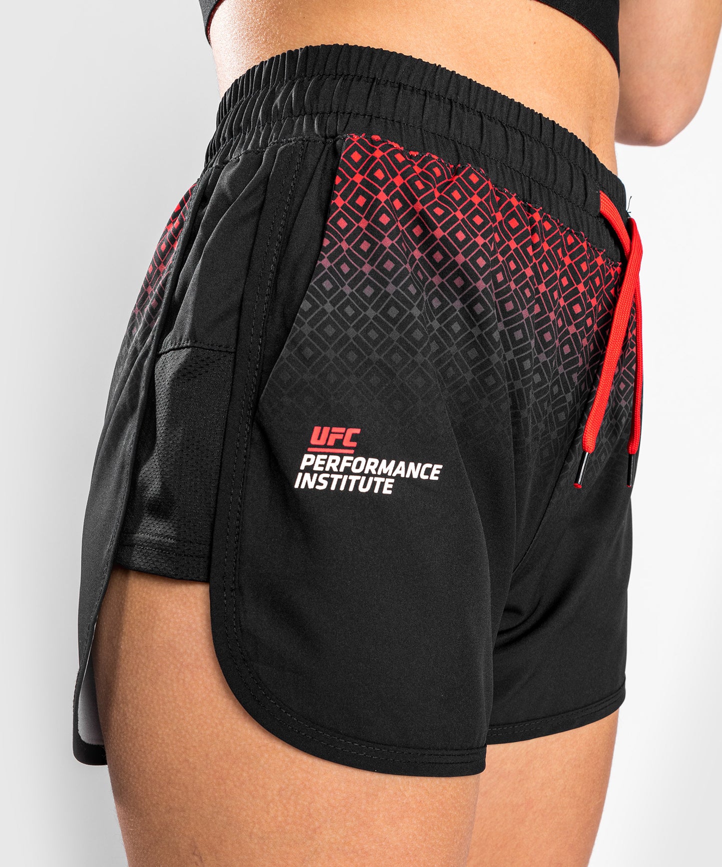 Short d'Entraînement UFC Venum Performance Institute - Pour Femmes - Noir/Rouge