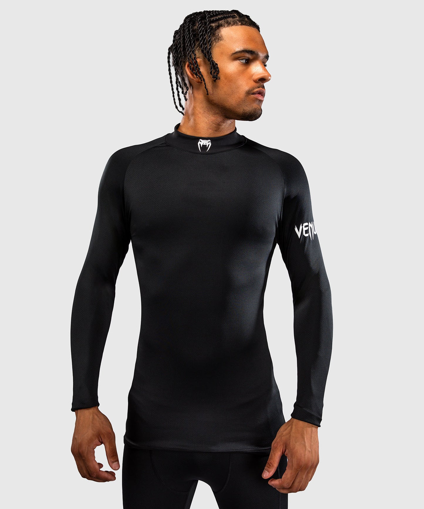 Venum MX Basics T-shirt a maniche lunghe - Nero/Bianco