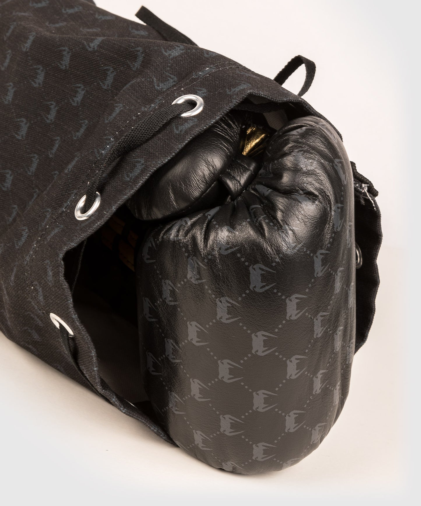 Gants de Boxe Pro avec Lacets Venum Coco Monogram - Noir Intense