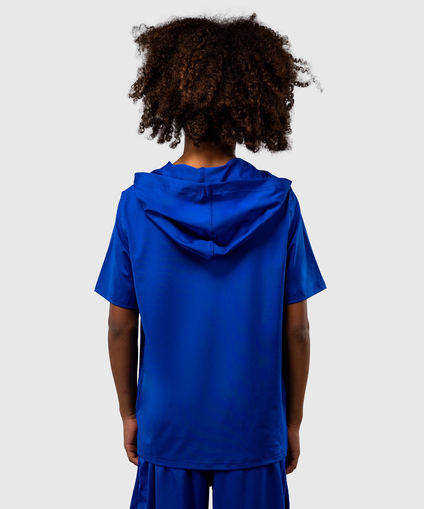 Sweat à capuche à manches courtes Dry Tech pour Enfants Venum Elite - Bleu Royal