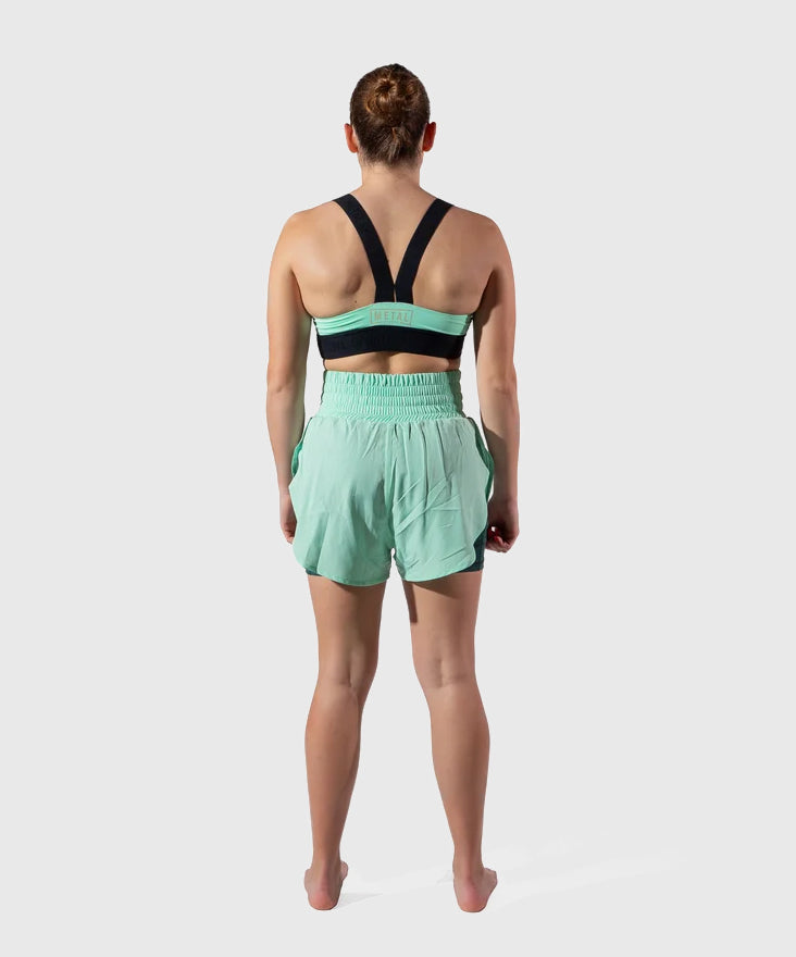 Metal Boxe Deep Waters Pantalones de Combate 2 en 1 de Mujer - Verde