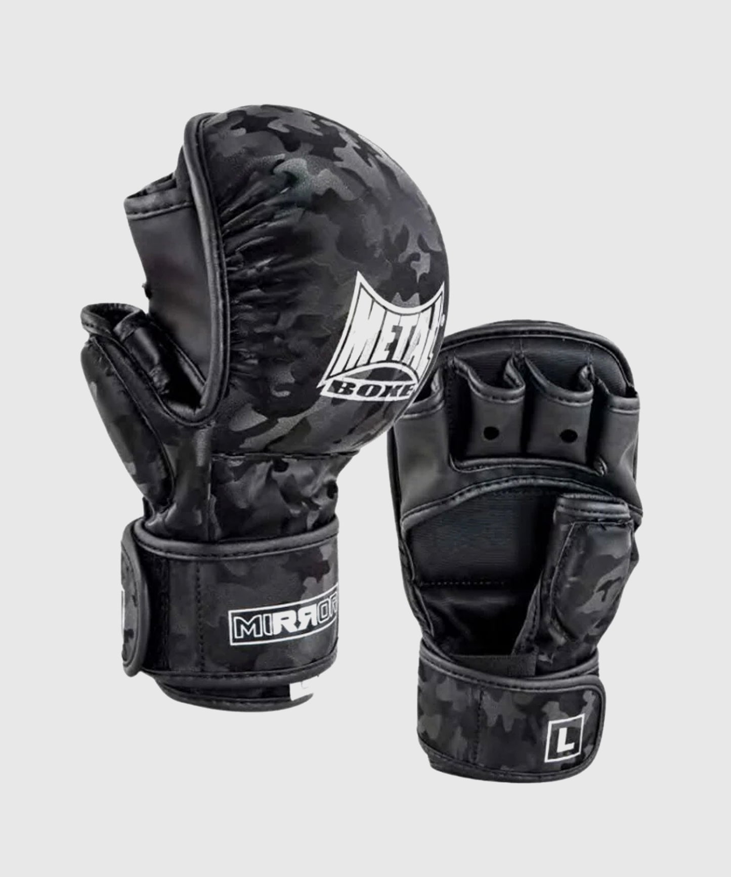 Gants De Mma Sparring Metal Boxe Mirror - Noir/Camo