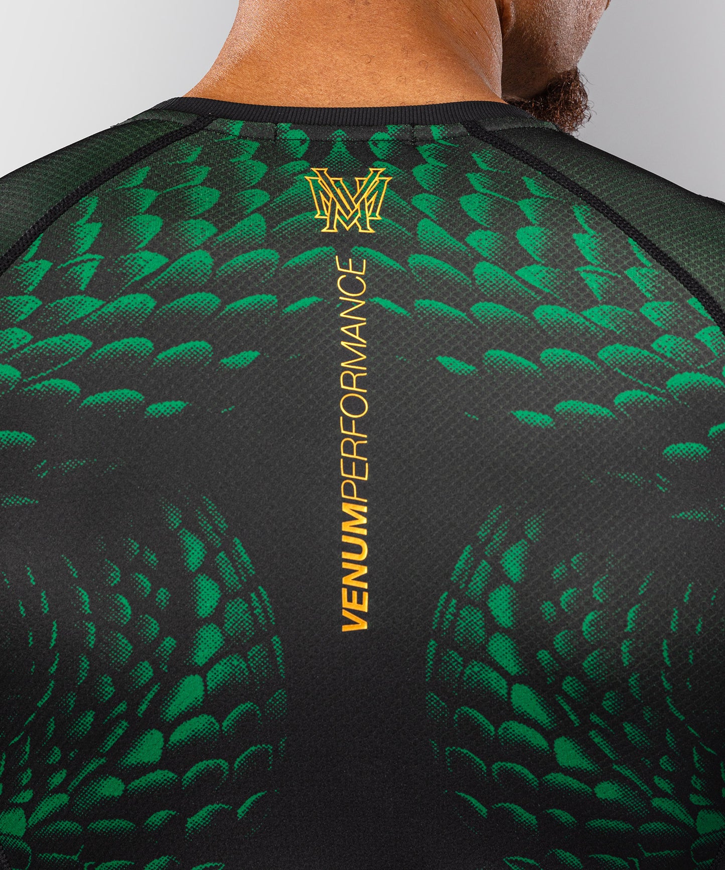Rashguard à Manches Longues Venum Matupa - Noir/Vert/Or