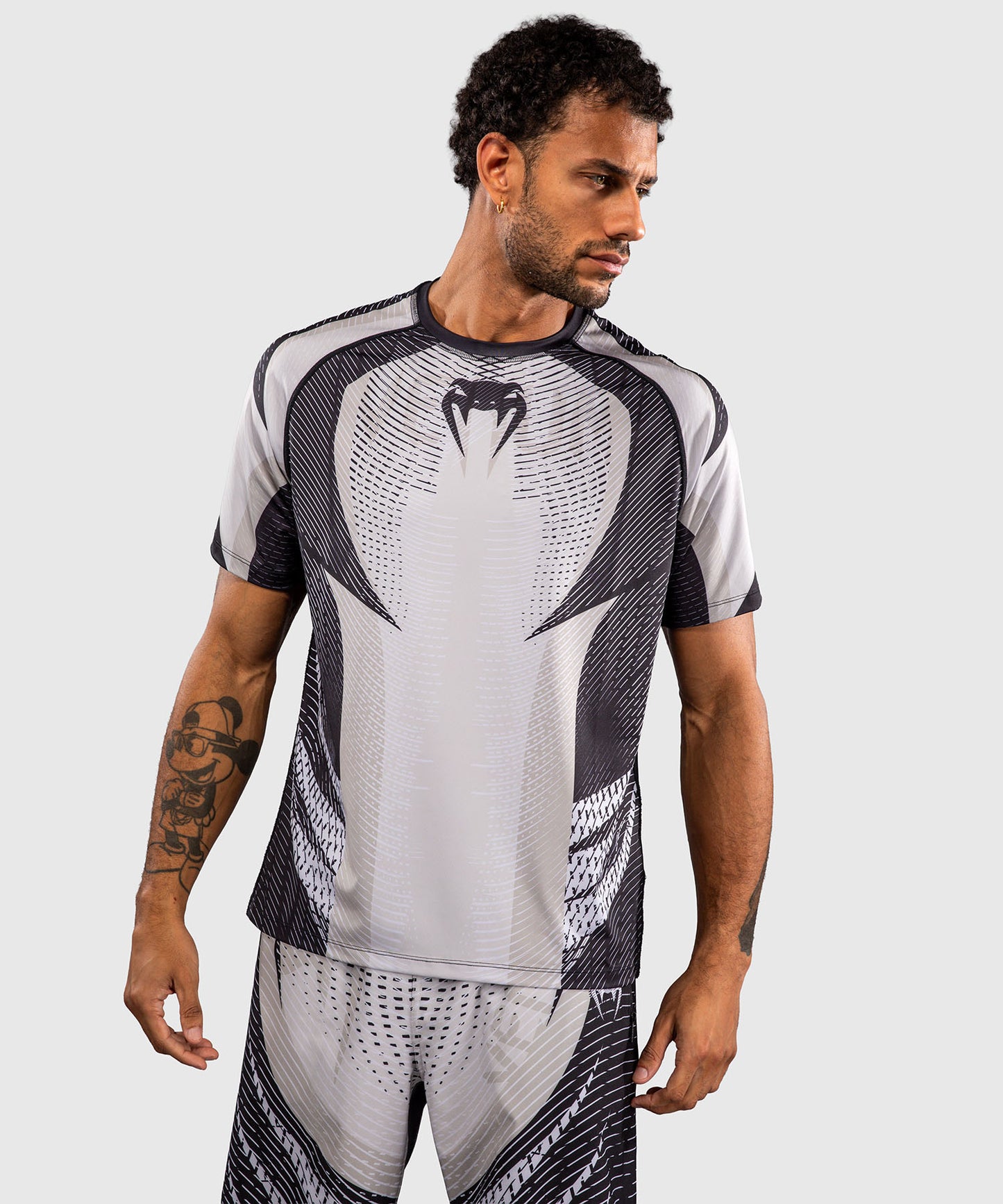 Venum Galactic 3.0 Dry-Tech T-Shirt - Cremeweiß/Schwarz