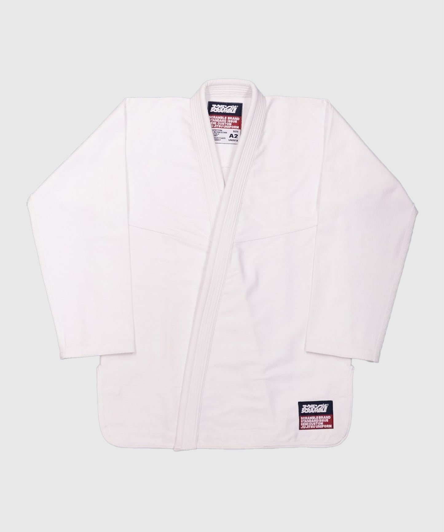Scramble Standard Issue Kimono da JJB – Bianco