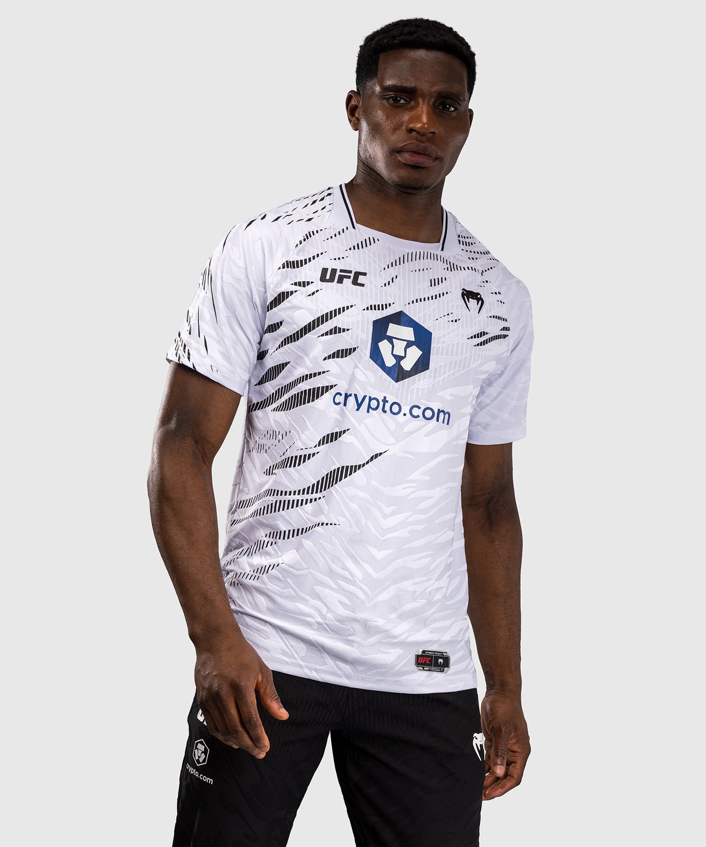 UFC Fusion by Venum Authentic Fight Night Dry-Tech T-Shirt für Männer - Weiß